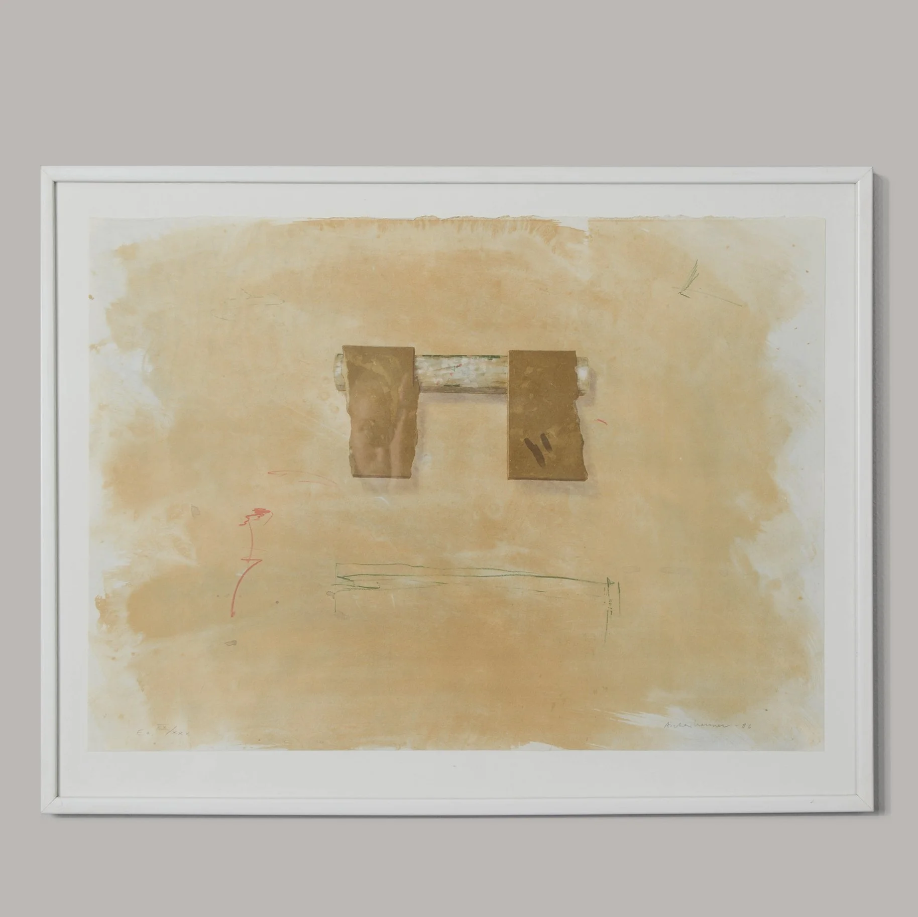 Signed and dated lithograph by Lennart Aschenbrenner (1943)