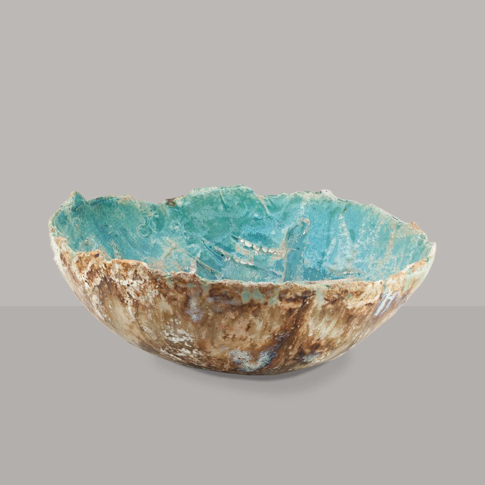 Large Stoneware Glazed Bowl, by Tamsyn Trevorrow‍