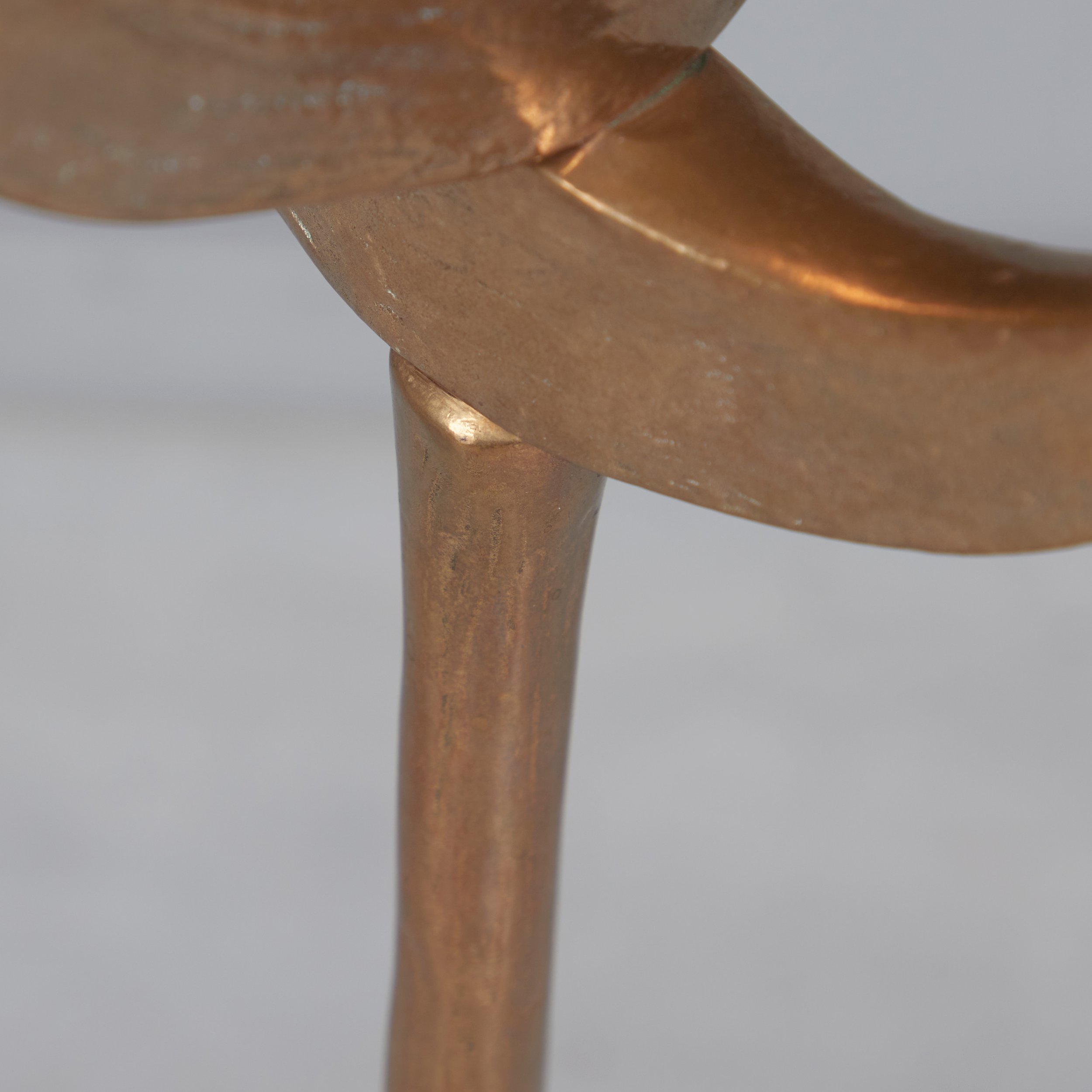 Brutalist bronze floor candle holder by TOBIAS HARJES_5.jpg