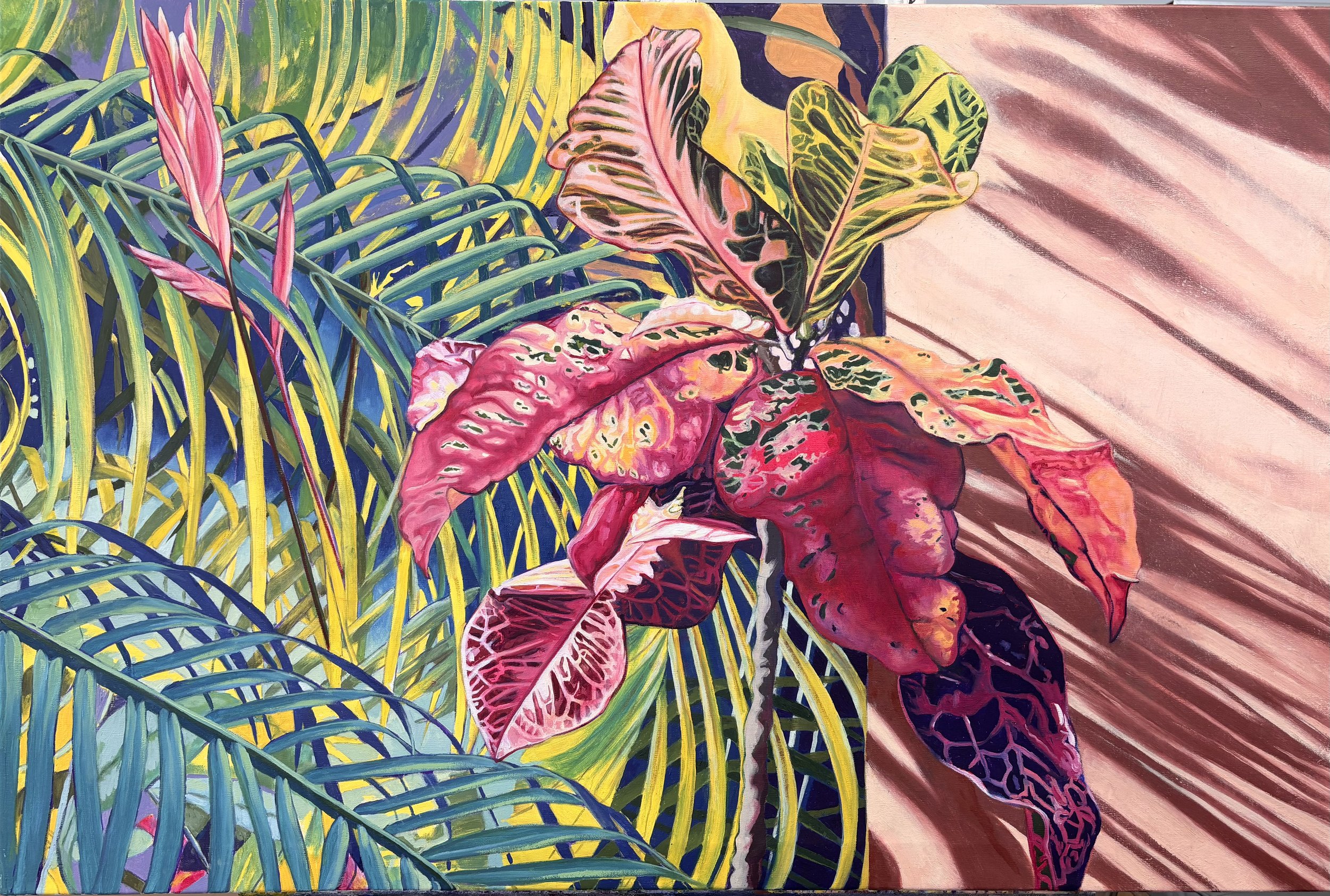 "Shadows", oil on linen, 24" x 36"