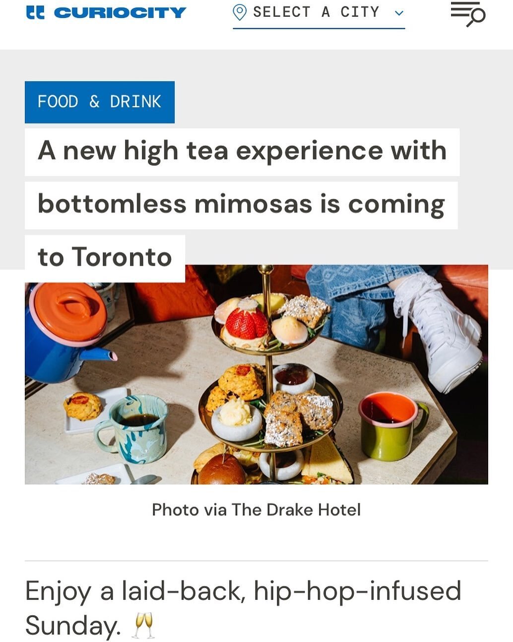 Big things are happening this weekend @thedrake @thedrakehotel with @foodpreneurlab alums, including @lignum.honey, @ericacondiments, @djlkreativekitchen and, of course, tea from @theabibimanproject.⁠
⁠
Reserve a sport for this High Tea + High Tops {