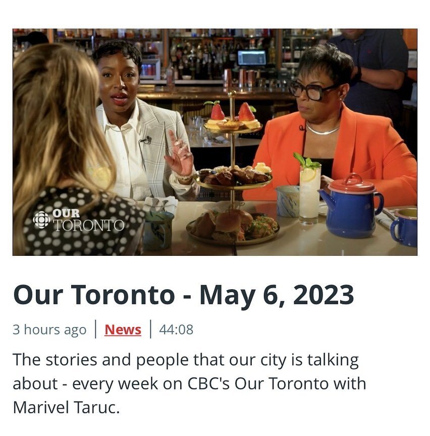 We would like to express our gratitude to @OurTorontoCBC and @ShannonMartinTV for sharing @foodpreneurlab's story and highlighting the efforts we make alongside industry partners such as @thedrakehotel, @thedrake, and the Drake's Black Community Coun