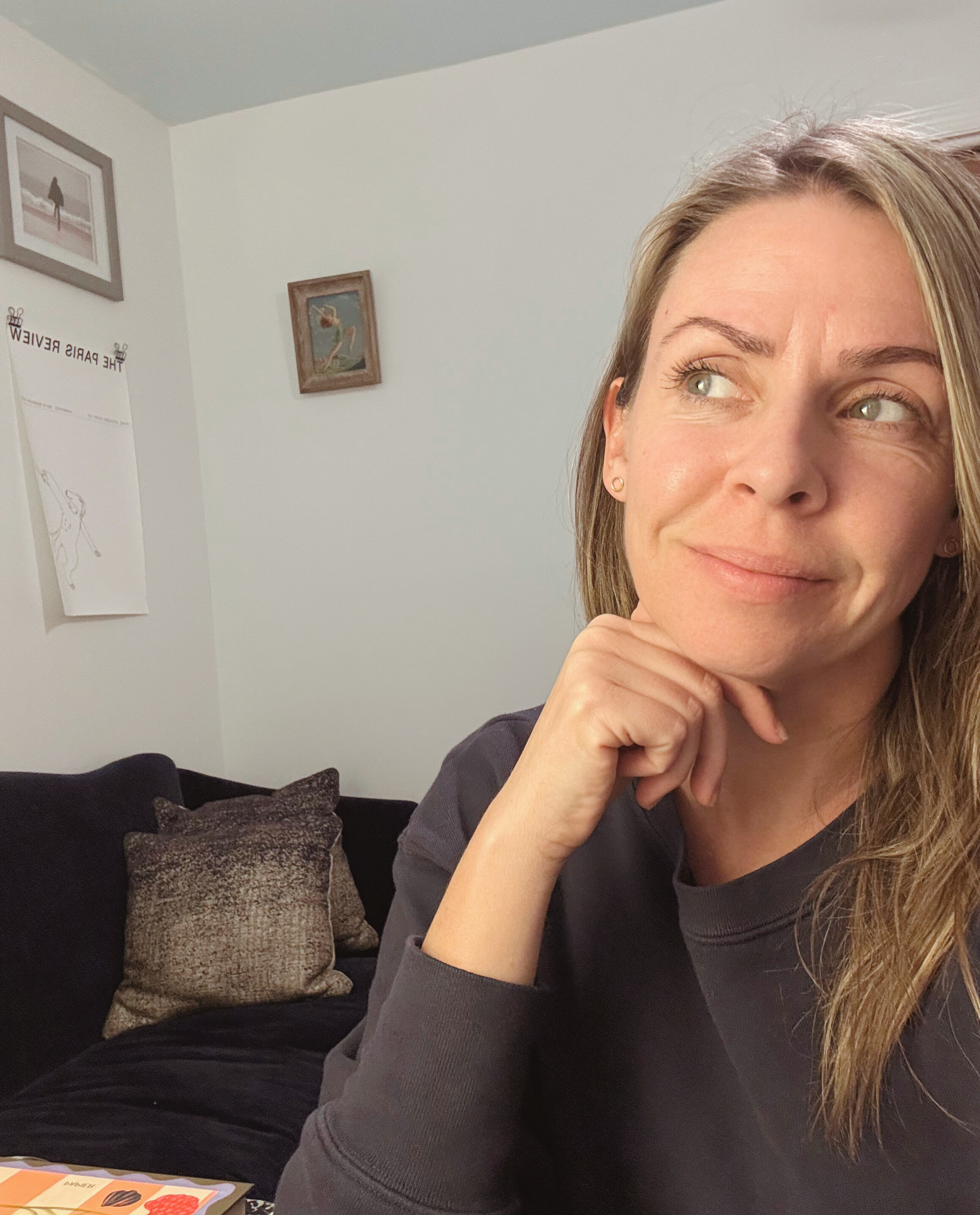 Website designer Rachel Bosworth in her Long Island office