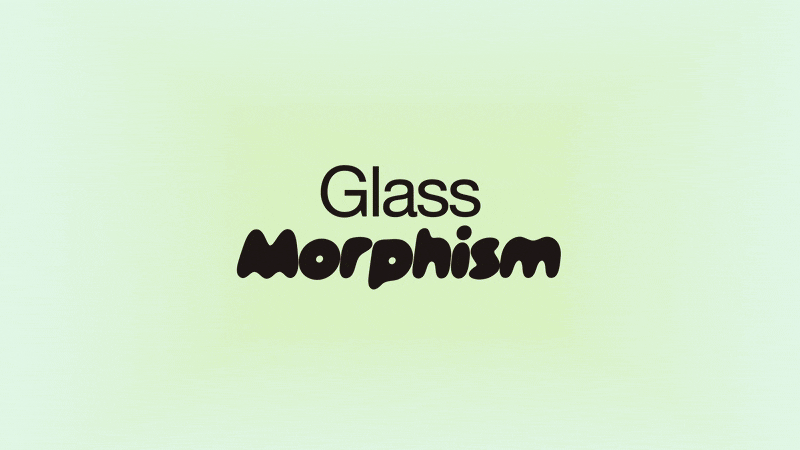 Squarespace 2026 Website Design Trends - Glassmorphism