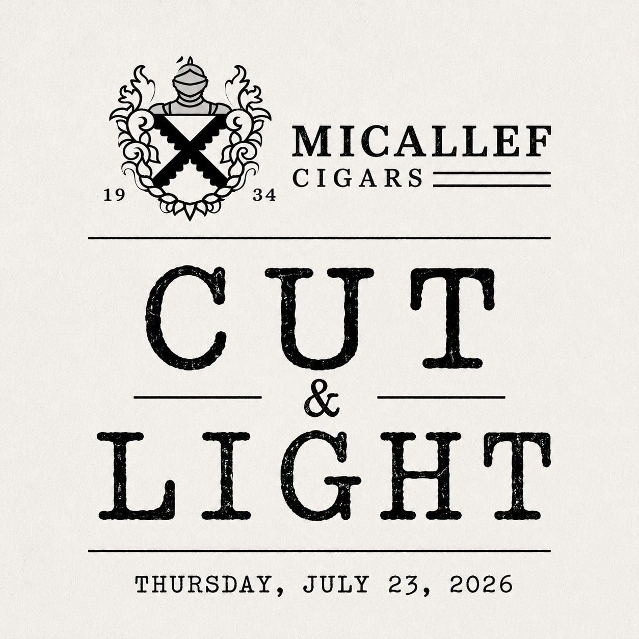 Micallef Cigars Cut & Light