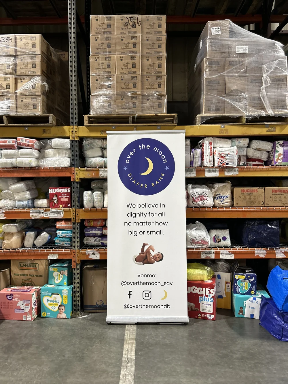 Donate to OTM — Over The Moon Diaper Bank