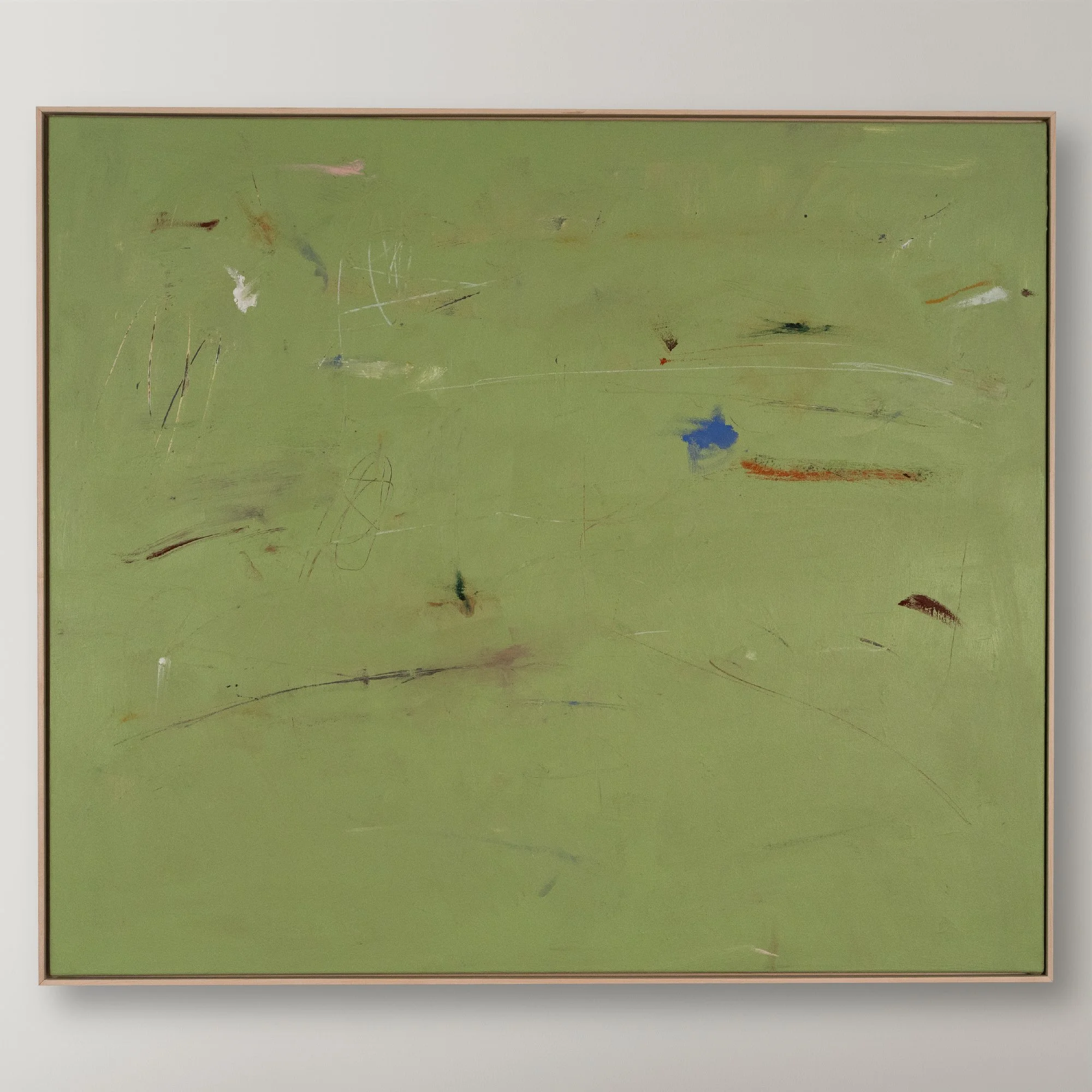 "Ikebana With Olive" - 48" x 56" - SOLD