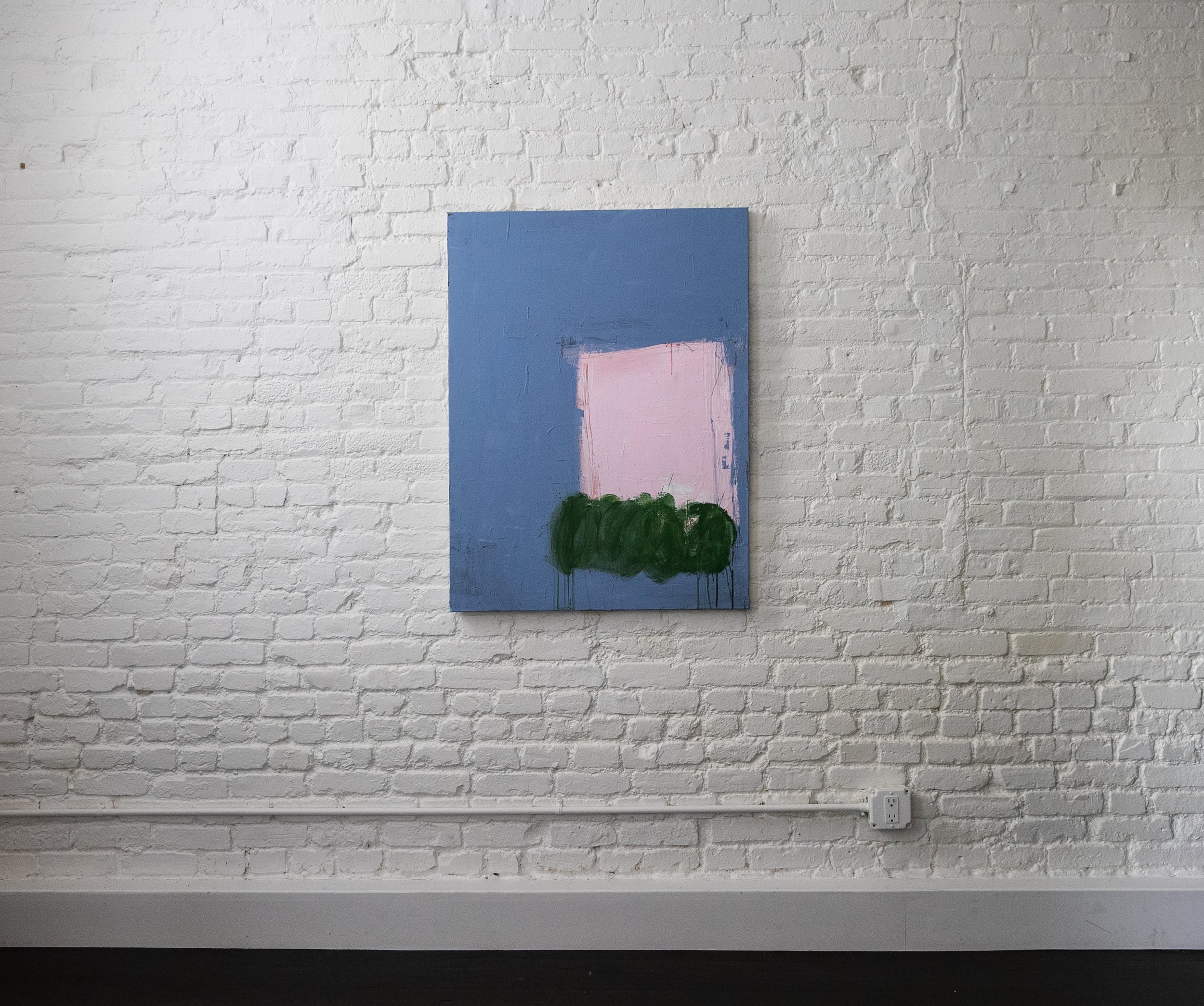 She Hates Cilantro - 30" x 40" - Acrylic + Pastel on Stretched Canvas