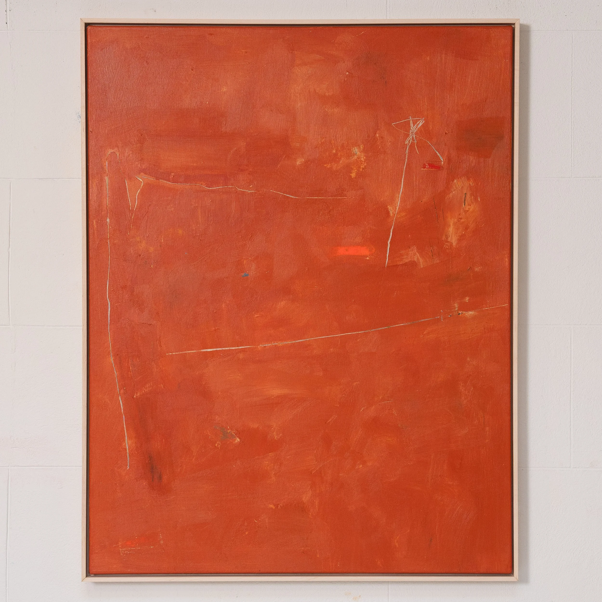 "Orange Slice at Halftime" - 34" x 44" - SOLD