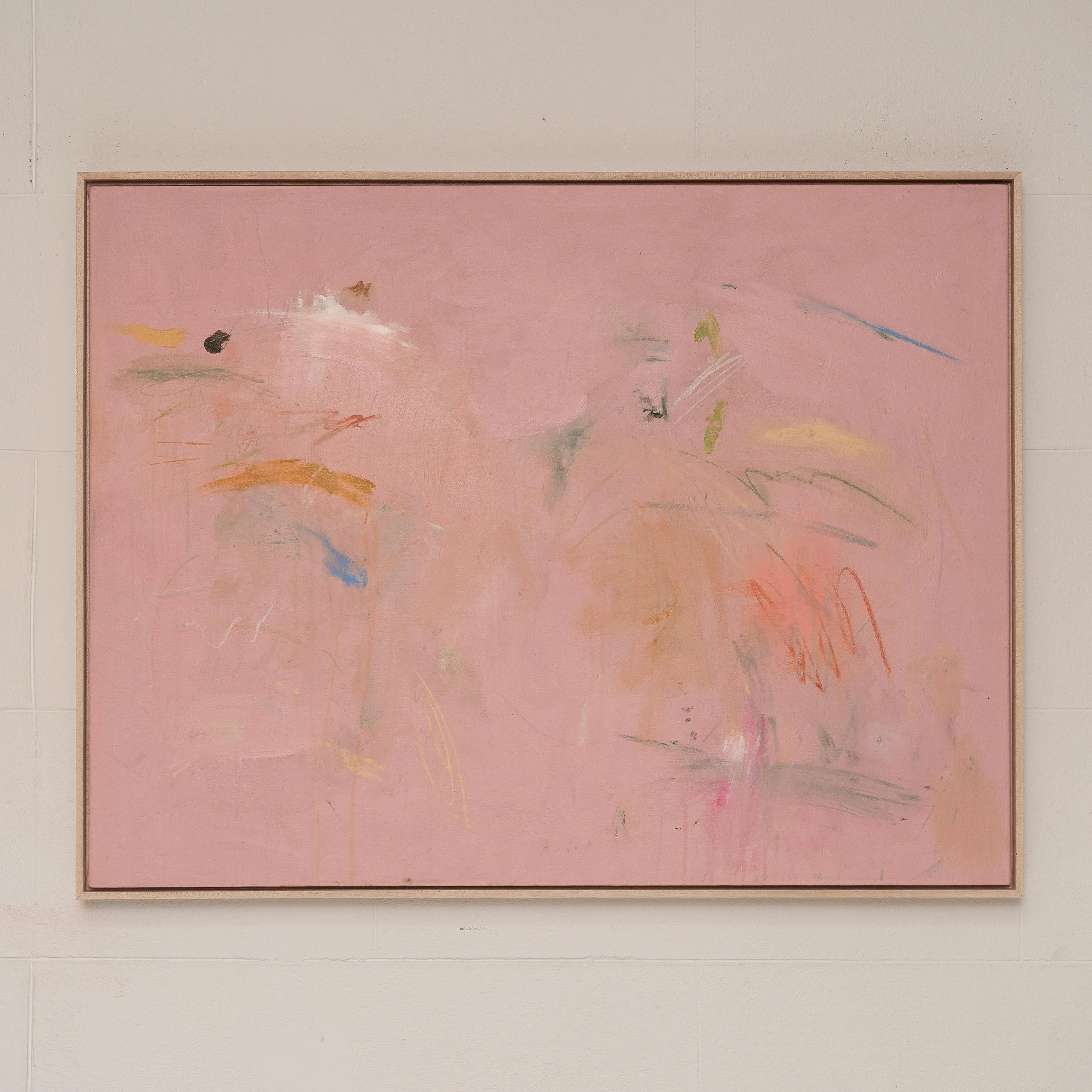 "Dancing in the Bathroom Line " - 32" x 42" -SOLD