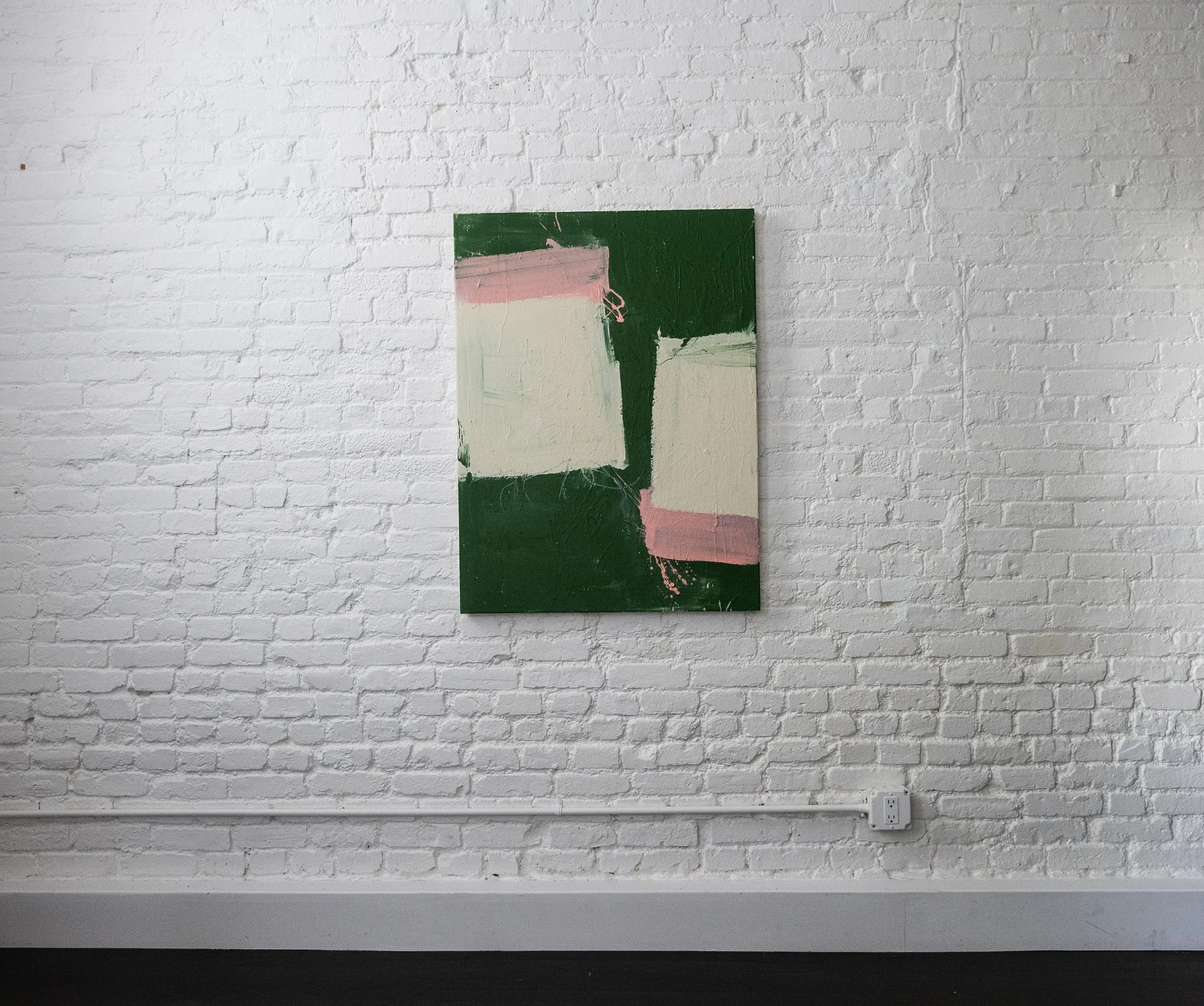 Tap Dance on Grass - 30" x 40" - Acryllic + Pastel on Stretched Canvas