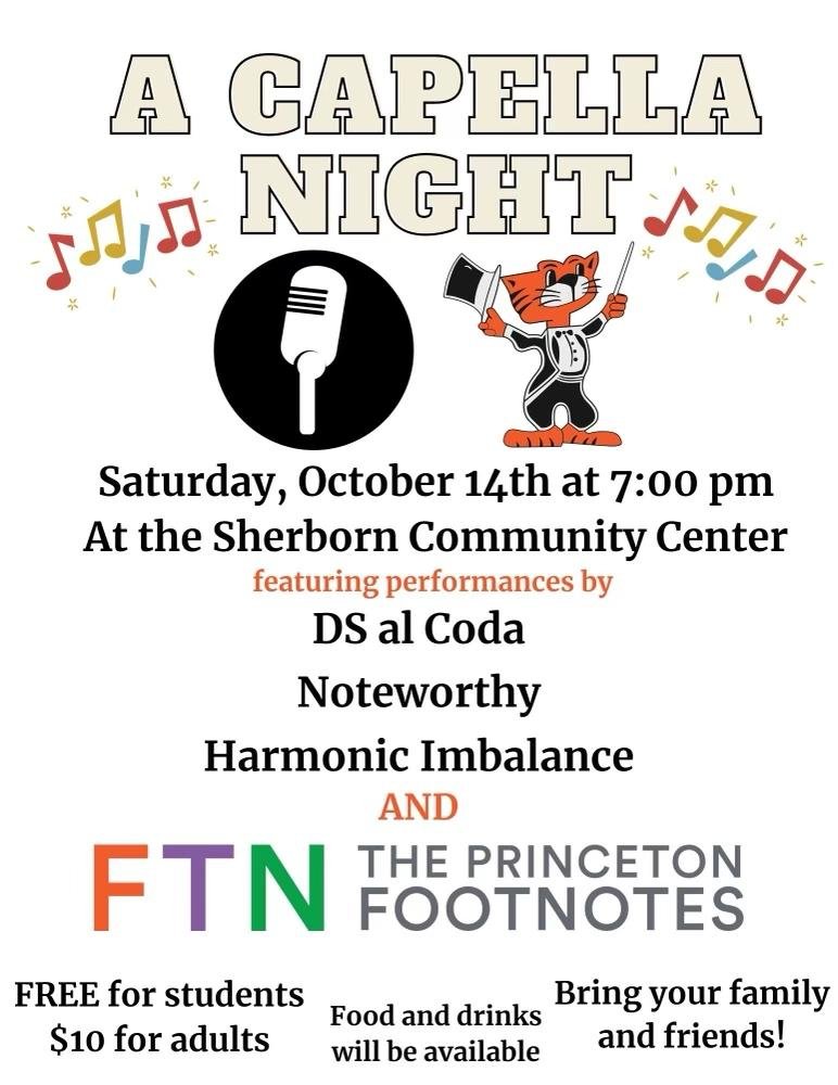 A Cappella Night @ Sherborn CC