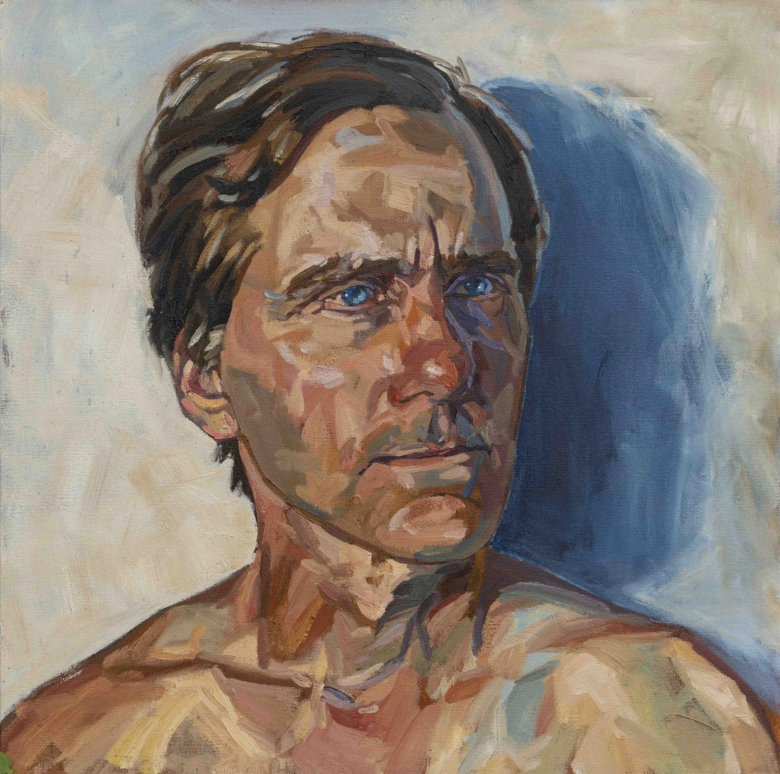 Bill, oil, 24 x 24 inches