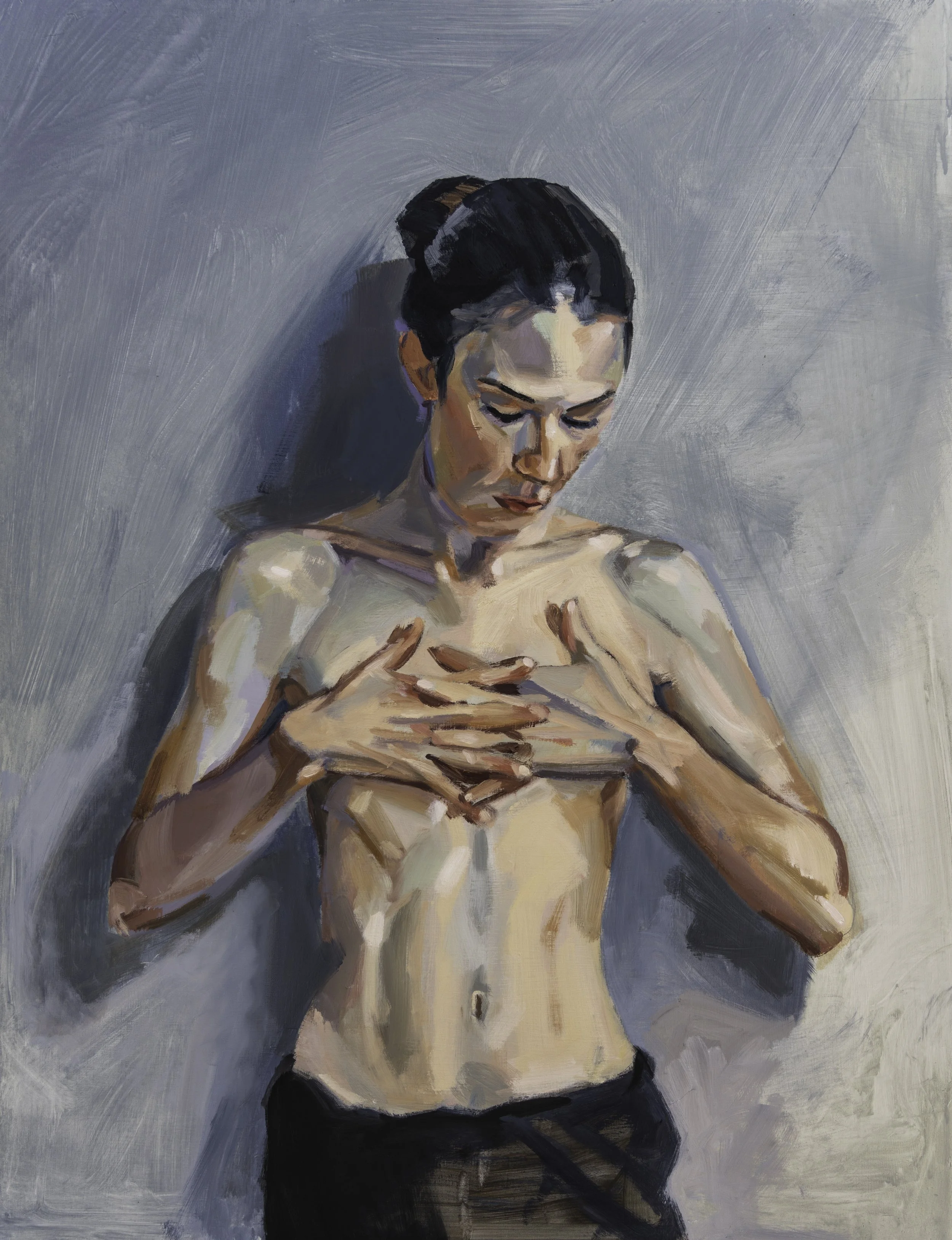 Figure, oil, 30 x 42 inches