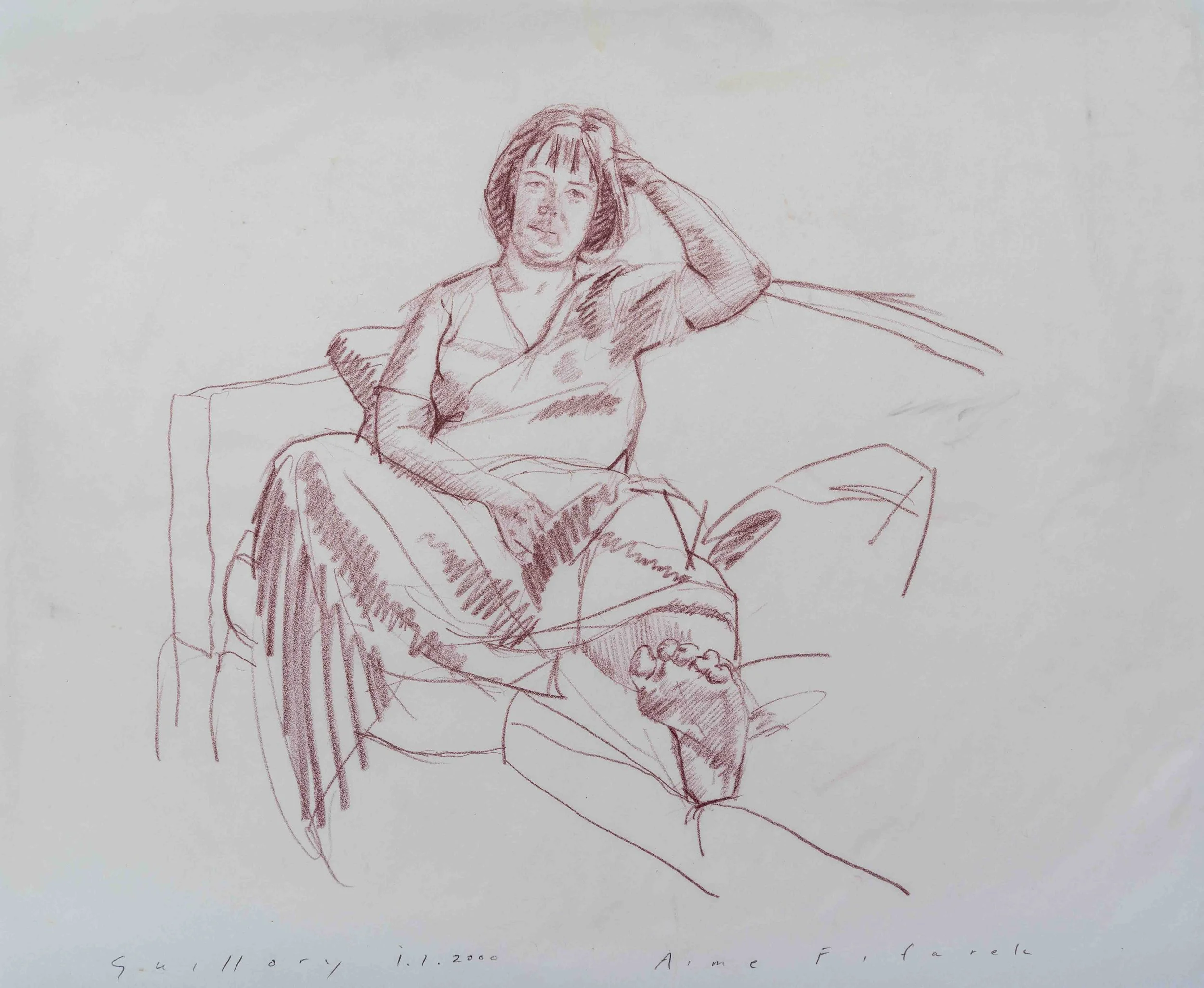 Aimee, 11 x 17 inches