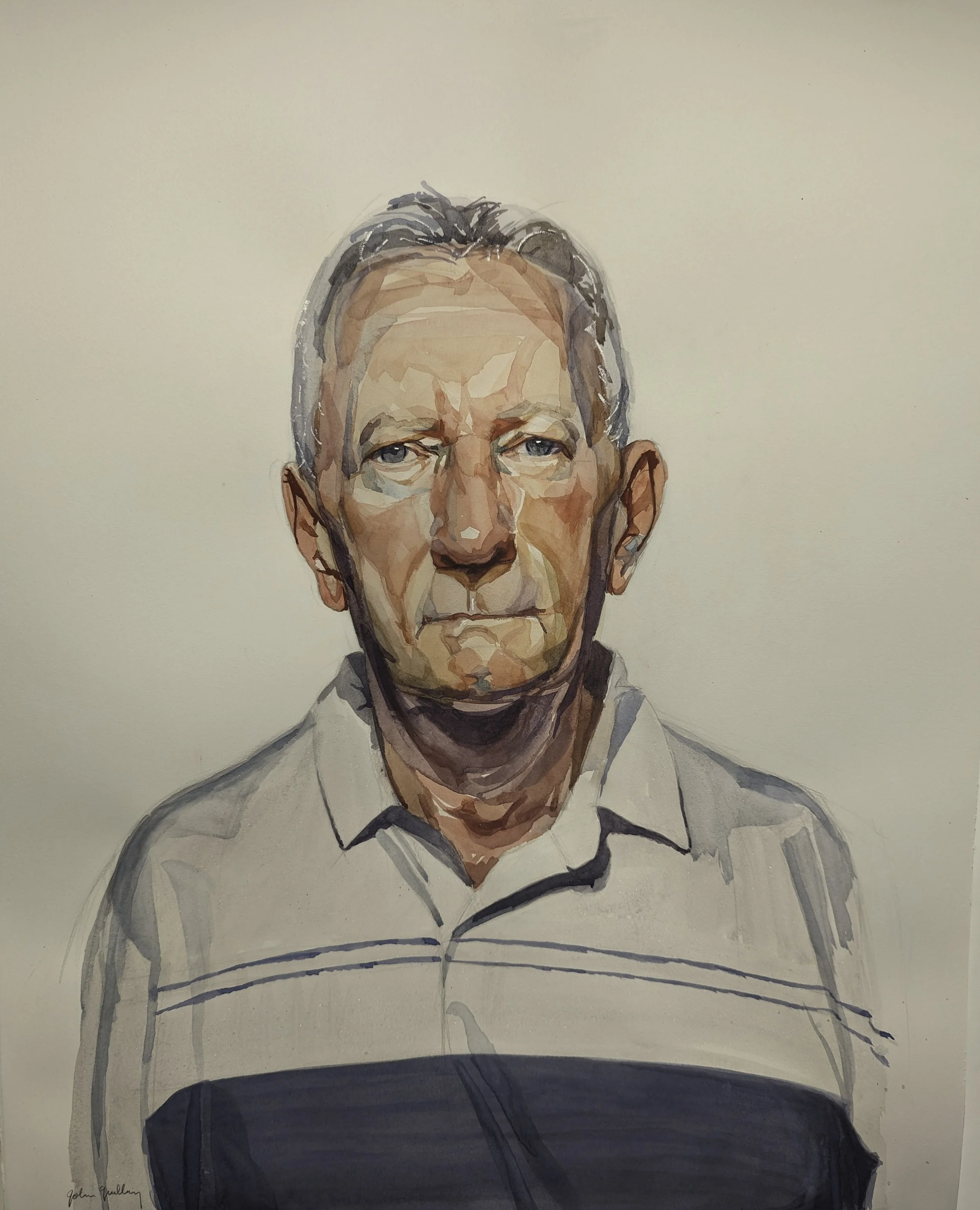 David, watercolor, 24 x 34 inches