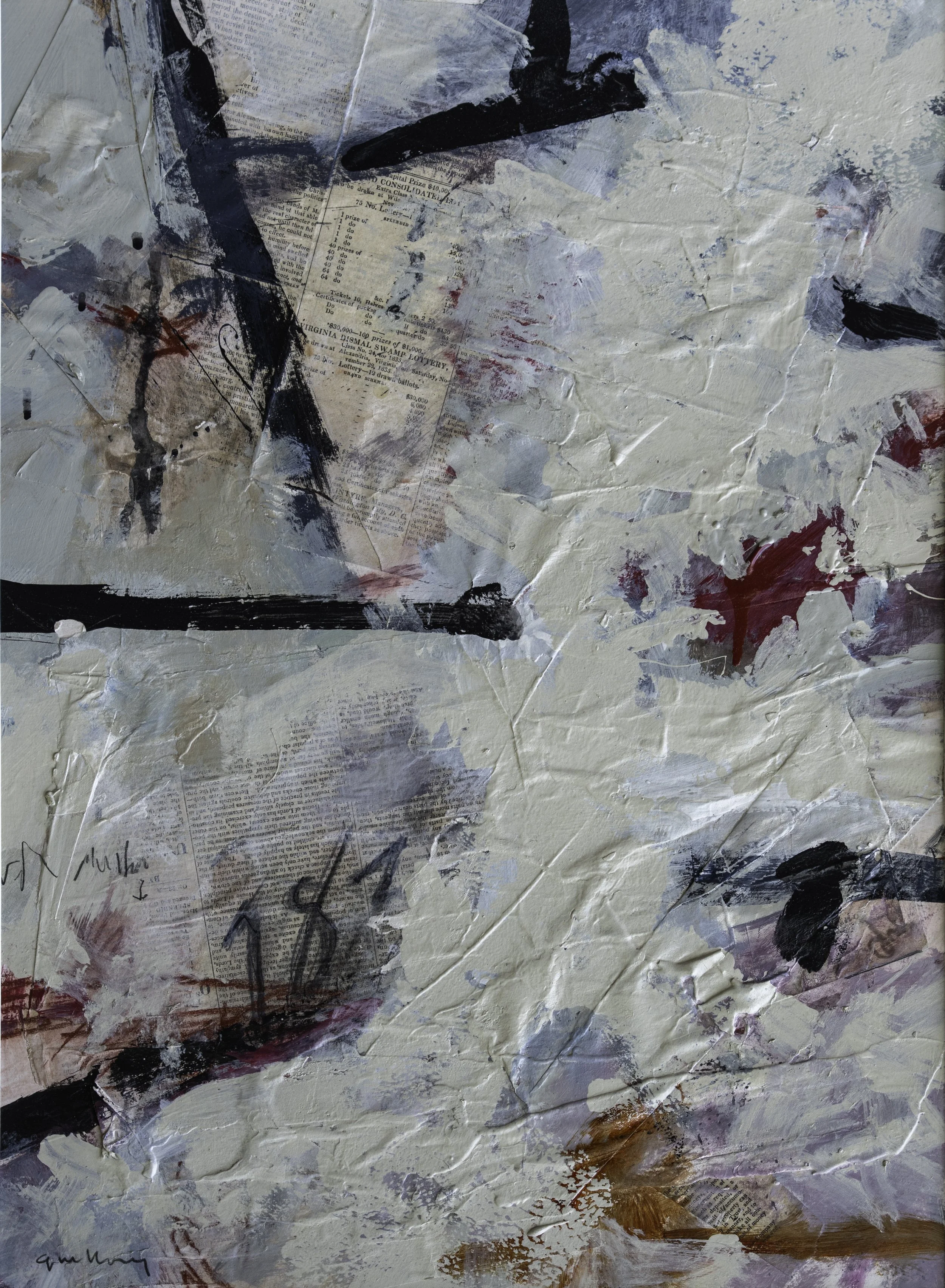 Mixed media, 18 x 24 inches