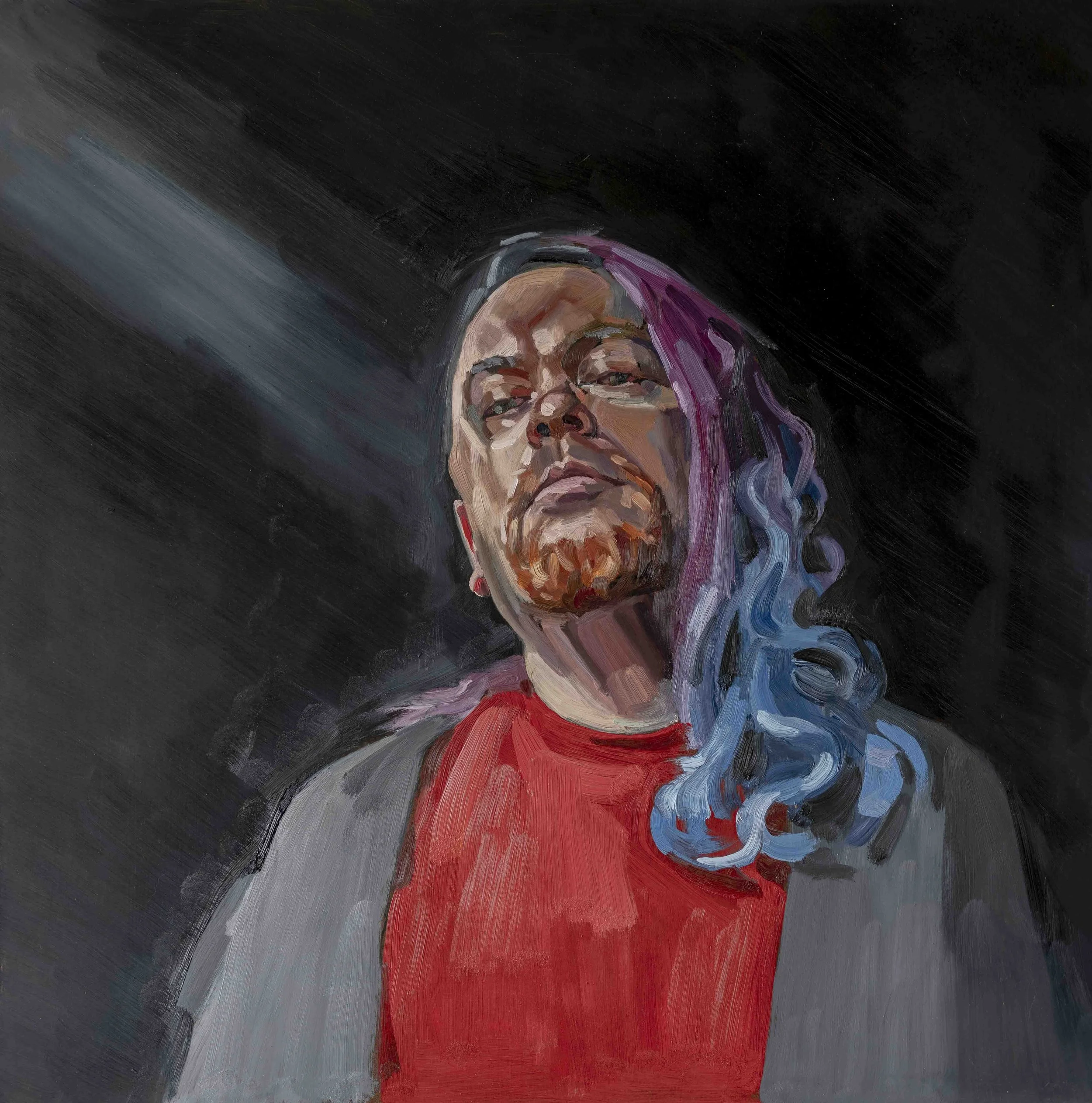 Gabe, oil, 24 x 24 inches (sold)