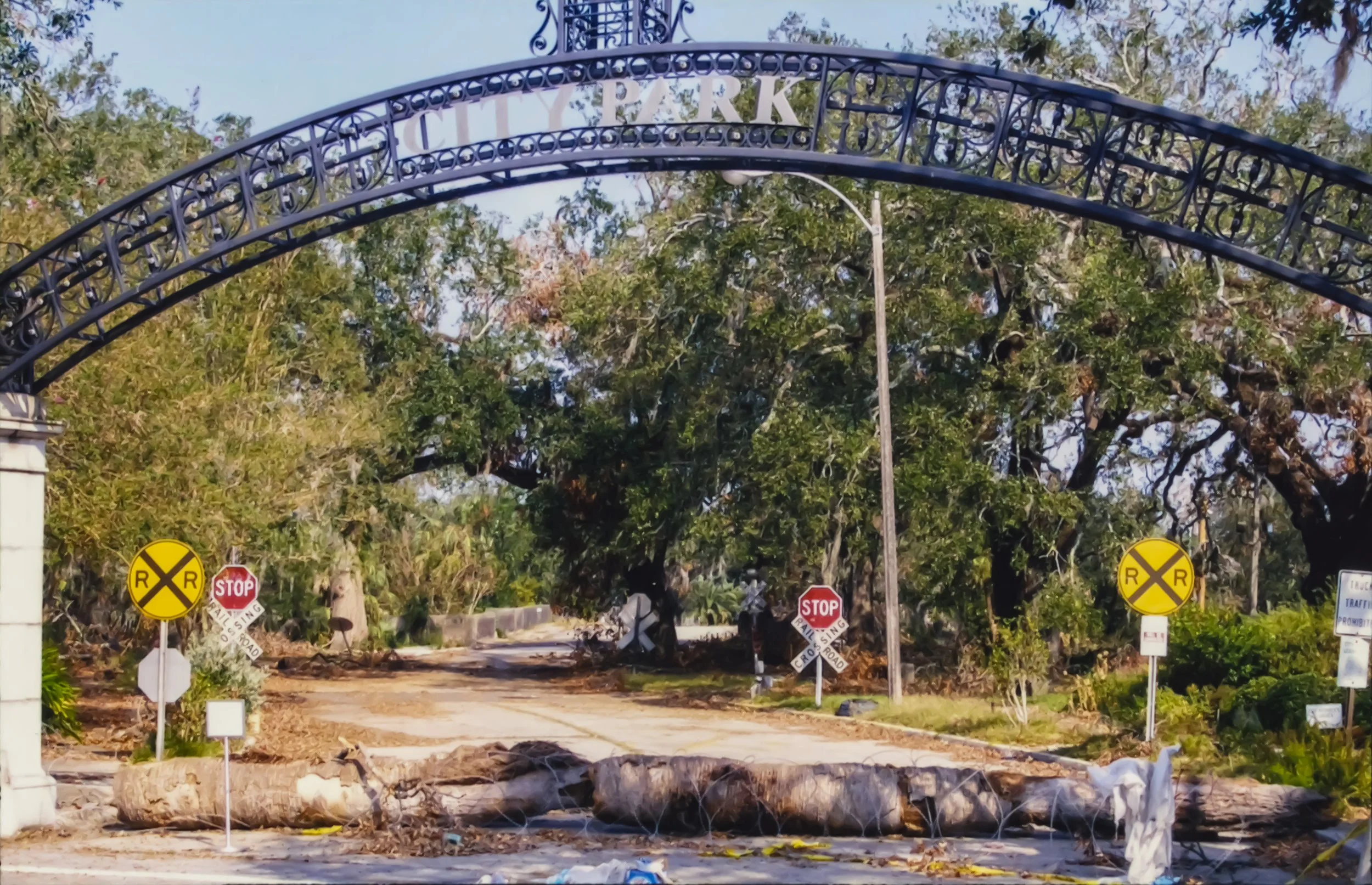 City Park entrance, City Park Ave.
