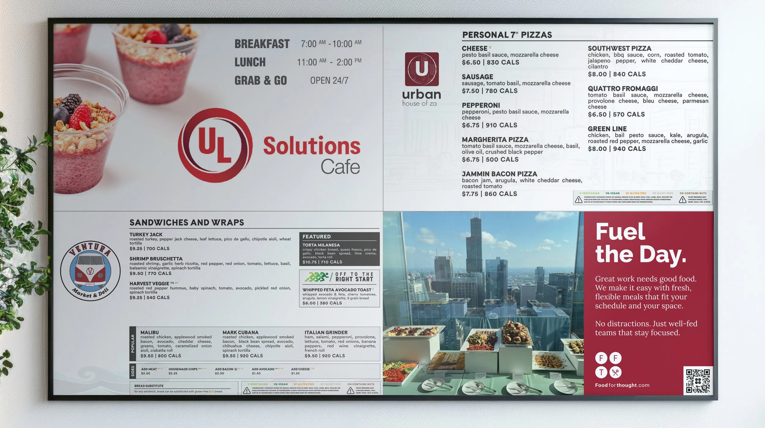 UL Cafe Digital Menu Hub
