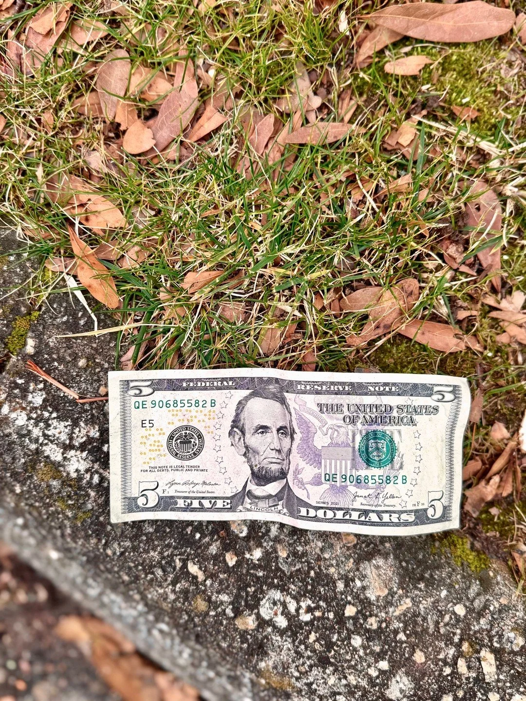 Morning Magic on my Walk:
Look what I found this morning! ✨

Now don&rsquo;t get me wrong&mdash;I&rsquo;d be just as thrilled to find a feather or a lucky penny heads-up. It&rsquo;s not really about the item. It&rsquo;s about the little message that 