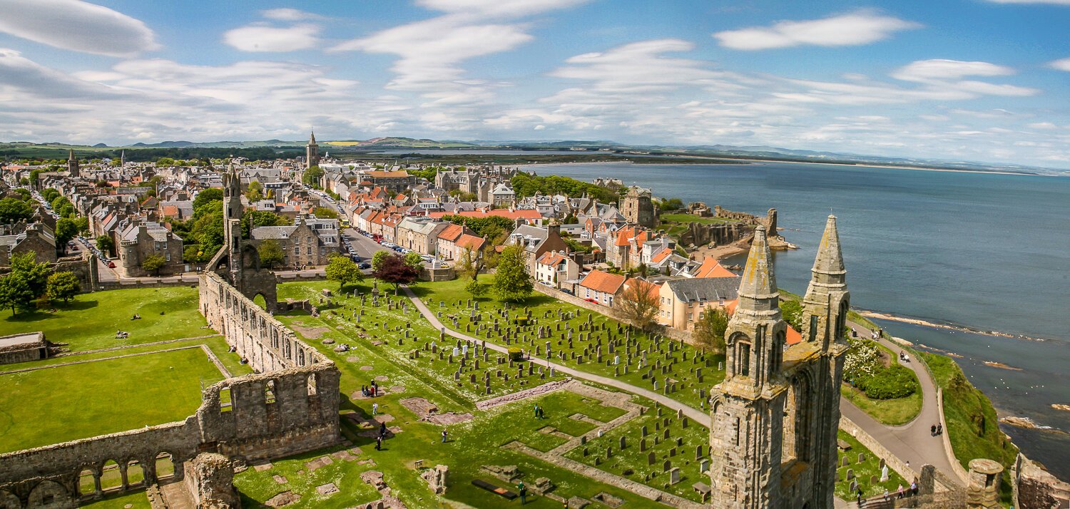 St Andrews from Cathedral - © David J Whyte.jpg