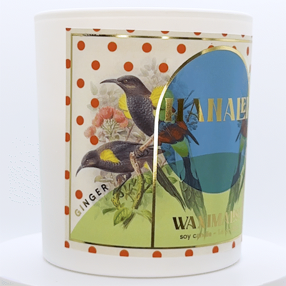 Hanalei Hawaiian Tropical Floral Candle - Tuberose, Ginger Lily