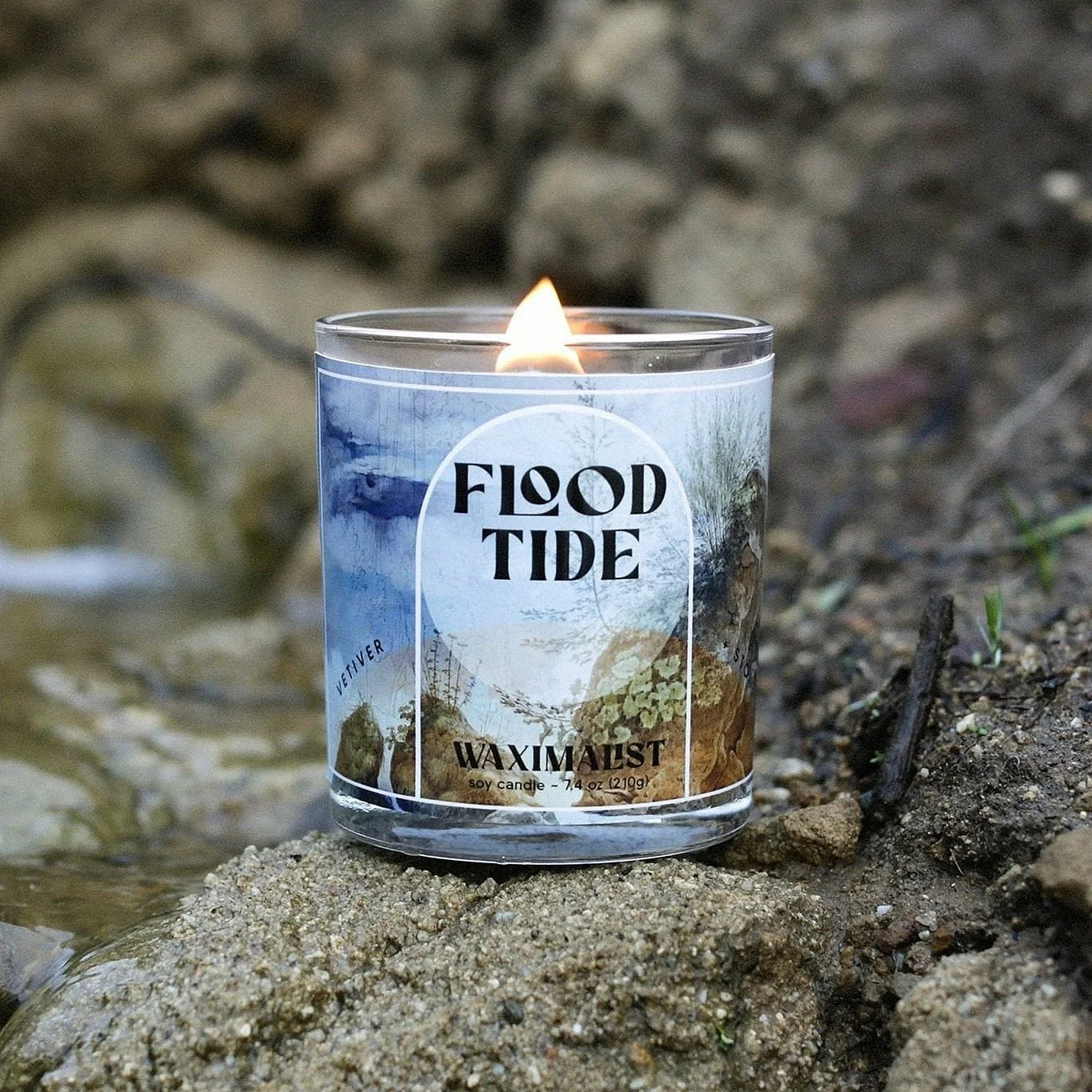 candle✣candle Summer Rain Ceramic Candle - Petrichor & Forest Scent | Penrose
