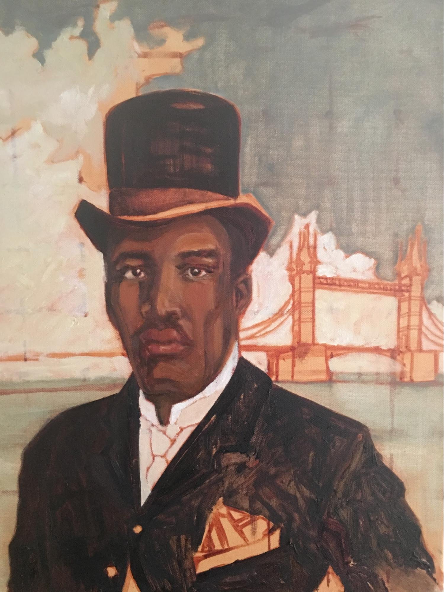 Jack Johnson Black American Heavy Weight Champion, 2019 | Oil on Canvas | 20 X 16