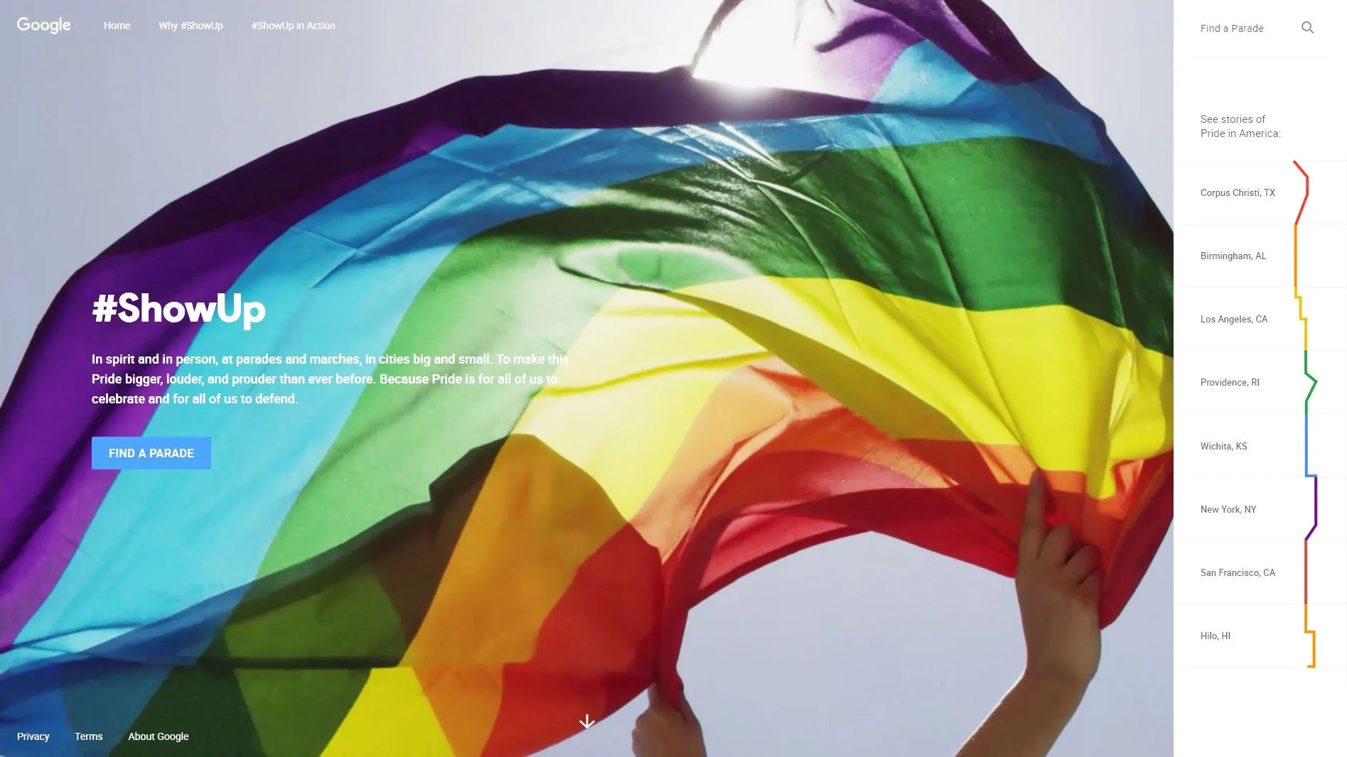 Google - #Show Up Stories