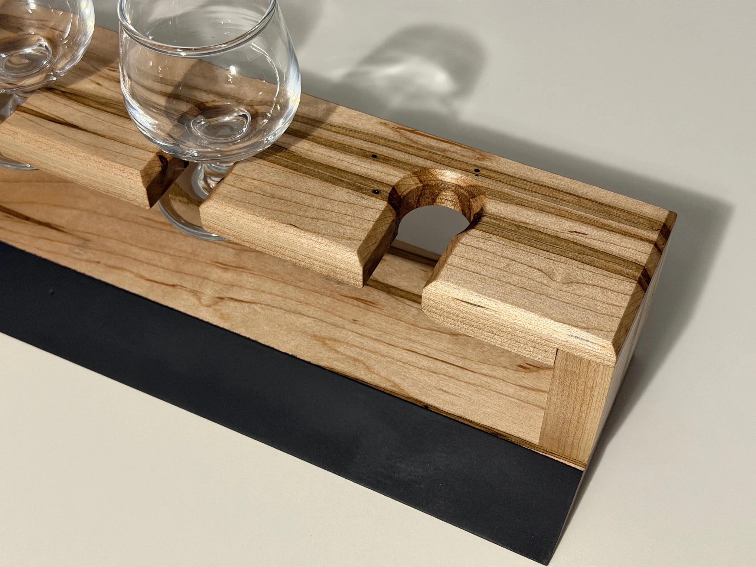 Flight Tasting Set – Beer, Wine & Whiskey Sampler with Glasses and Chalkboard