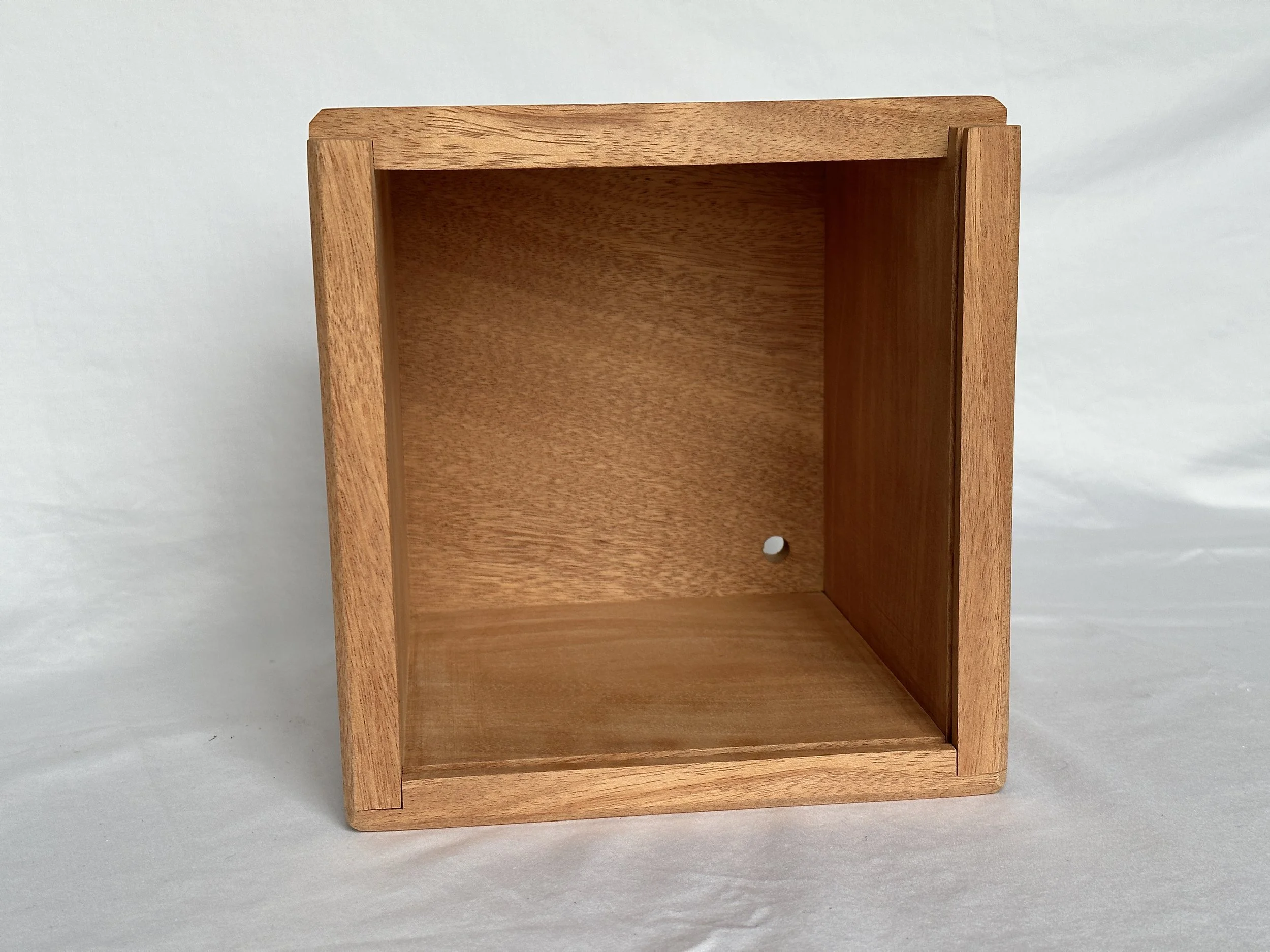 African Mahogany Top Shelf Cocktail Smoker Box SB00004