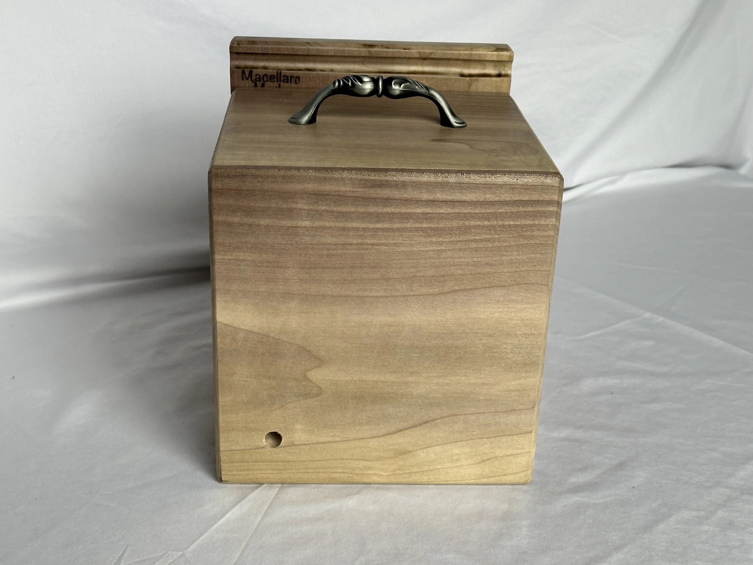Macellaro Made Purple Rain Poplar Top Shelf Cocktail Smoker Box SB00007