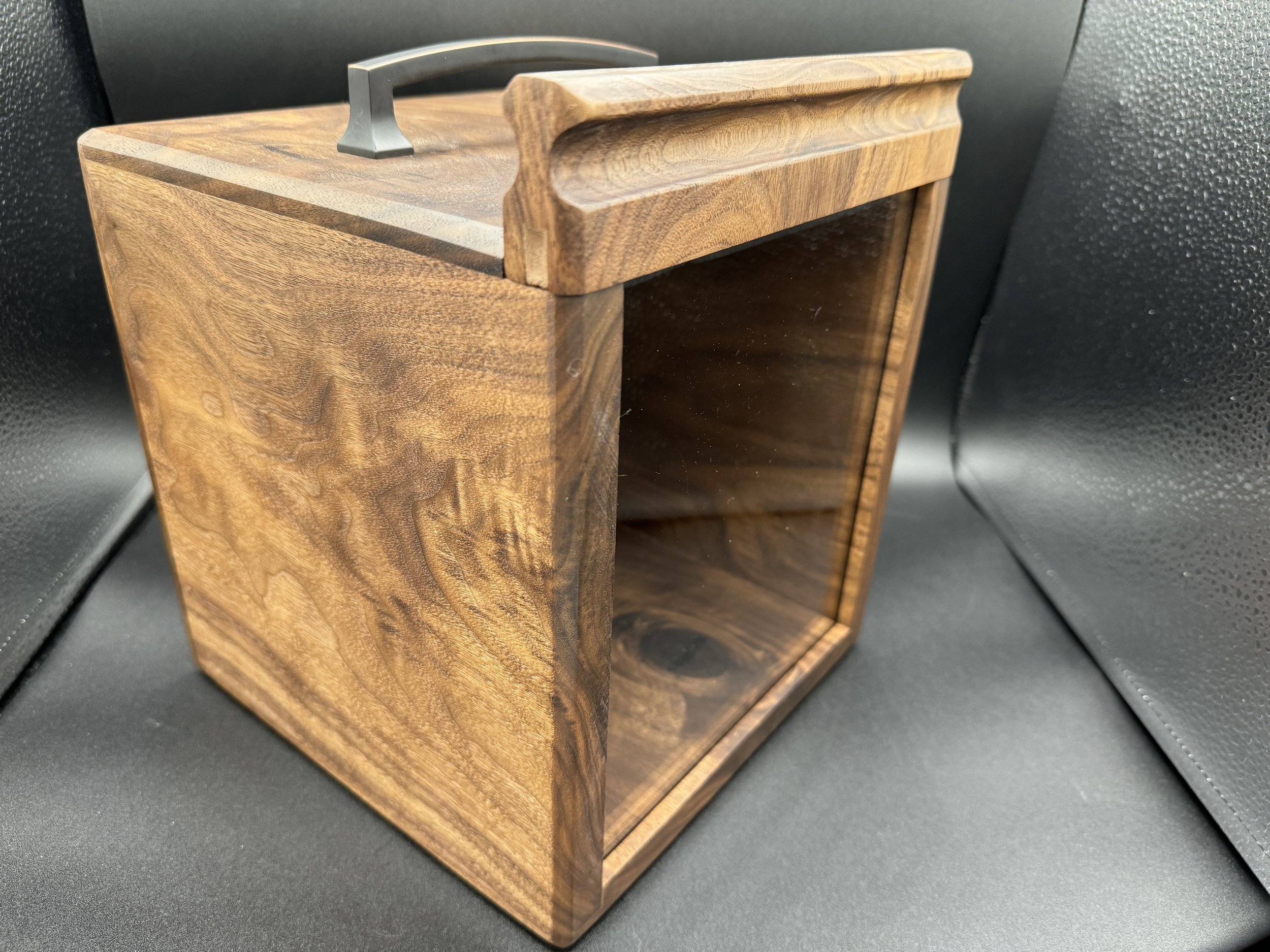 Walnut Top Shelf Smoker - natural finish