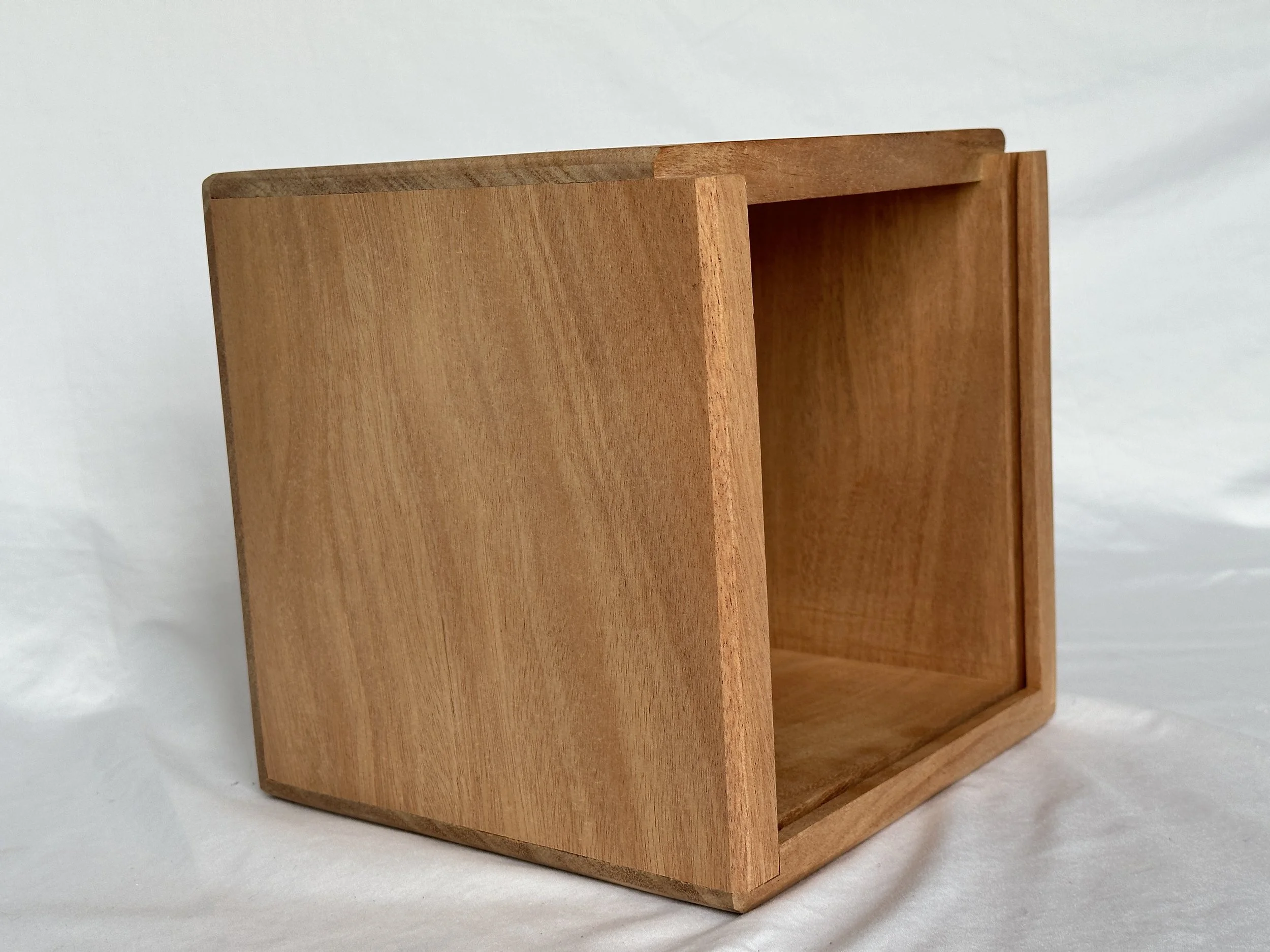 African Mahogany Top Shelf Cocktail Smoker Box SB00004