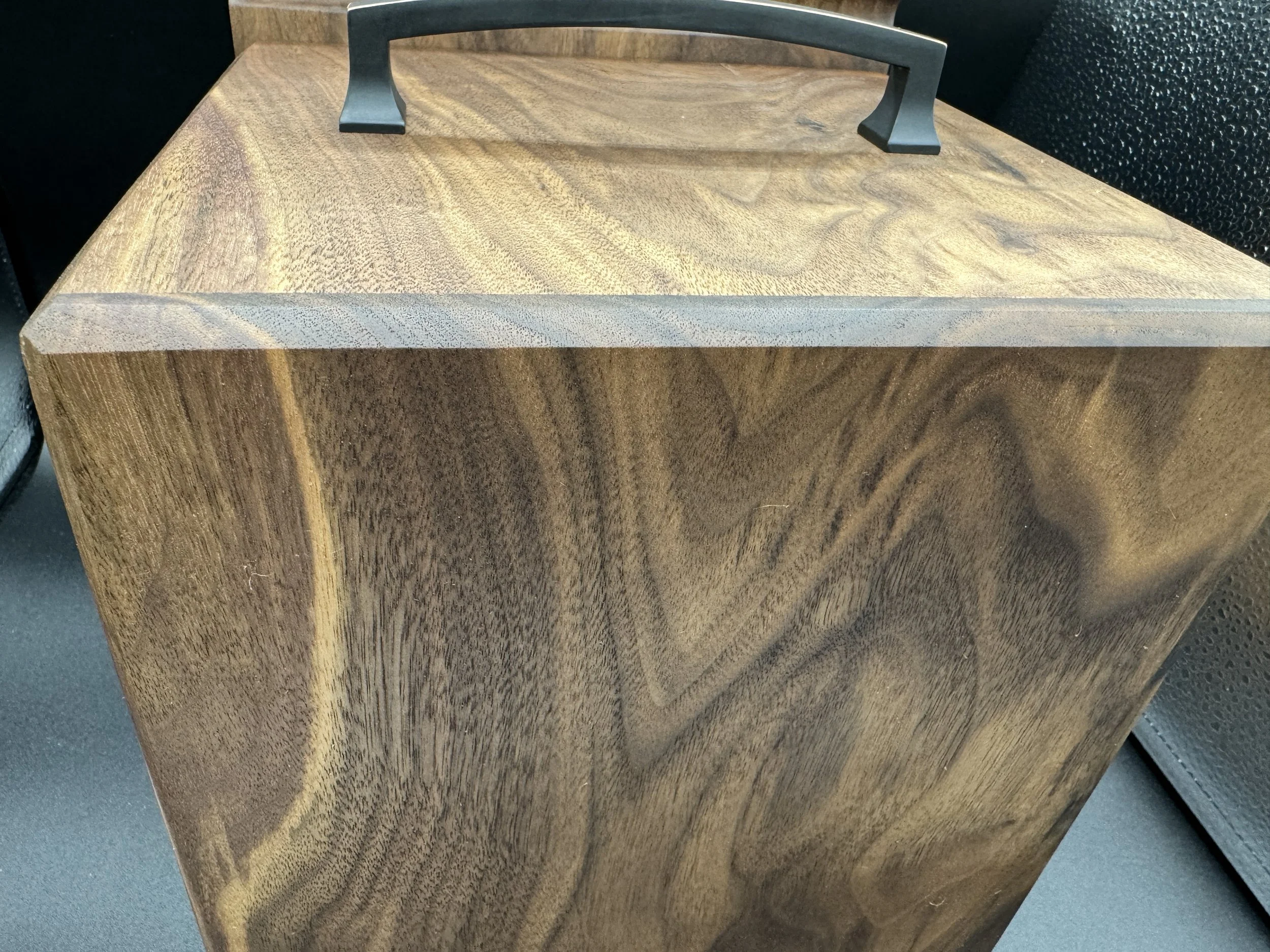 Walnut Top Shelf Cocktail Smoker Box - Natural