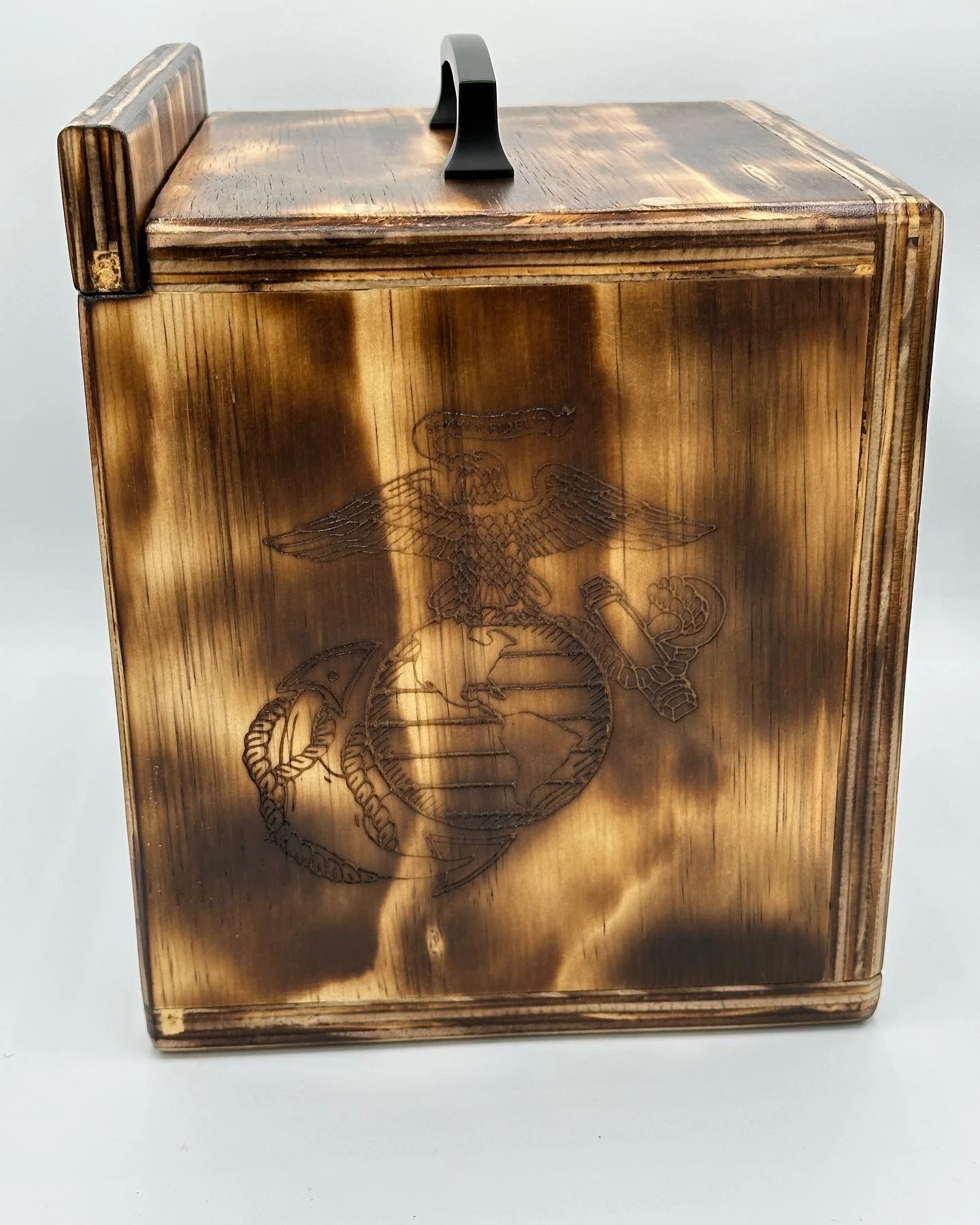 Rail Cocktail Smoker Box - Add Laser Engraving to box