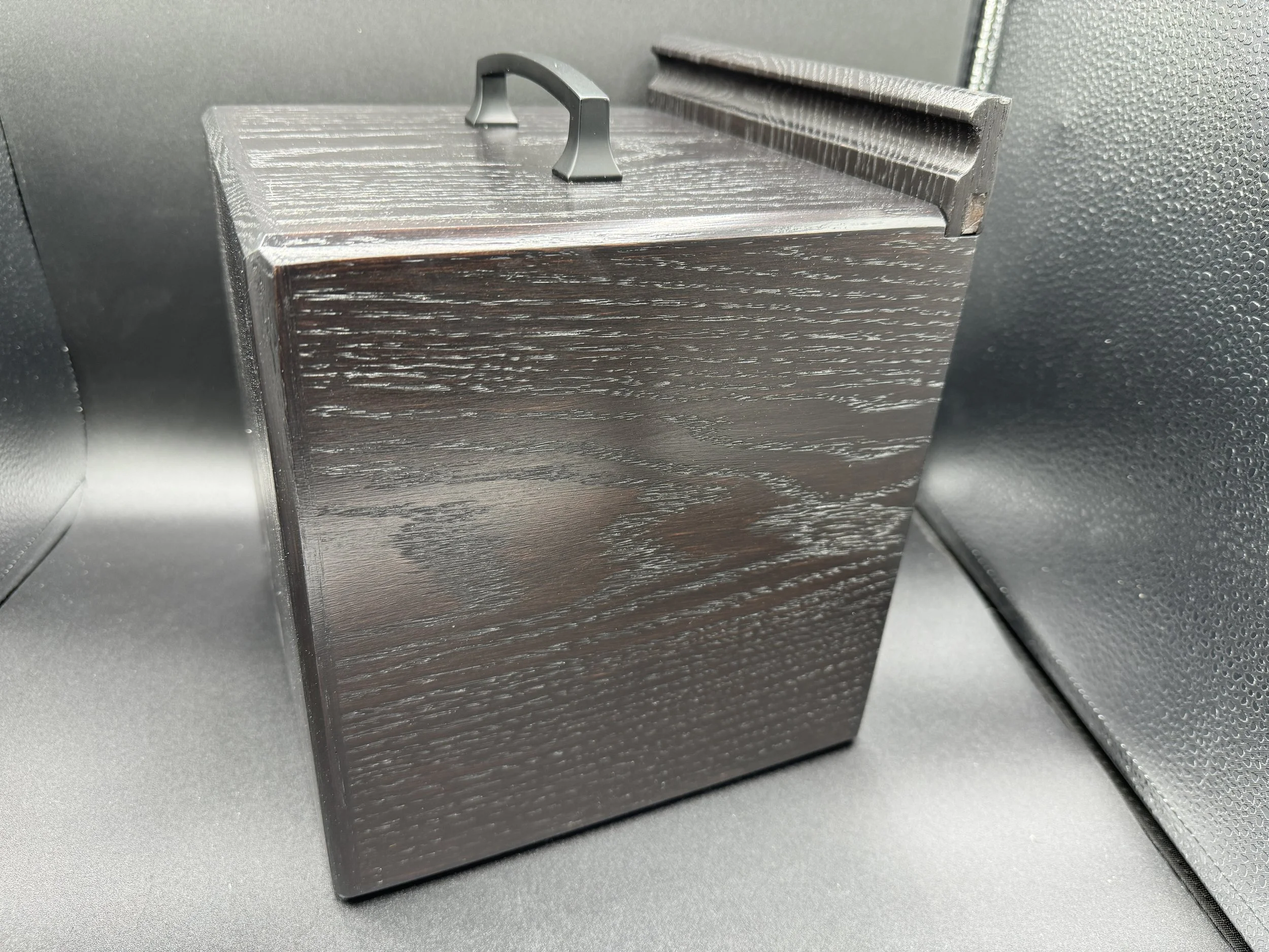 Red Oak Top Shelf Cocktail Smoker Box SB00008 - Espresso stain