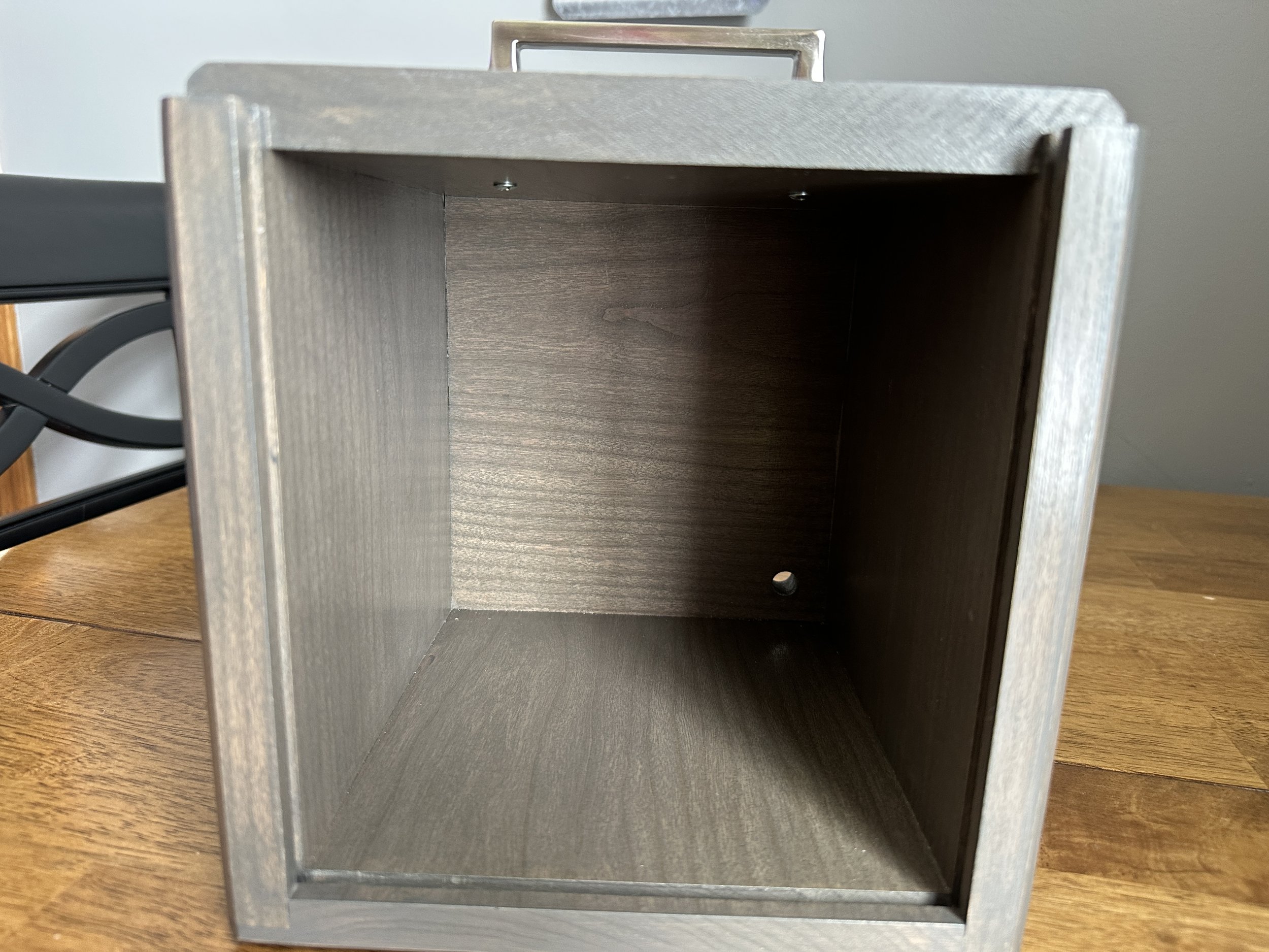 Cherry Top Shelf Cocktail Smoker Box with Greystone Stain / Dye (Copy)