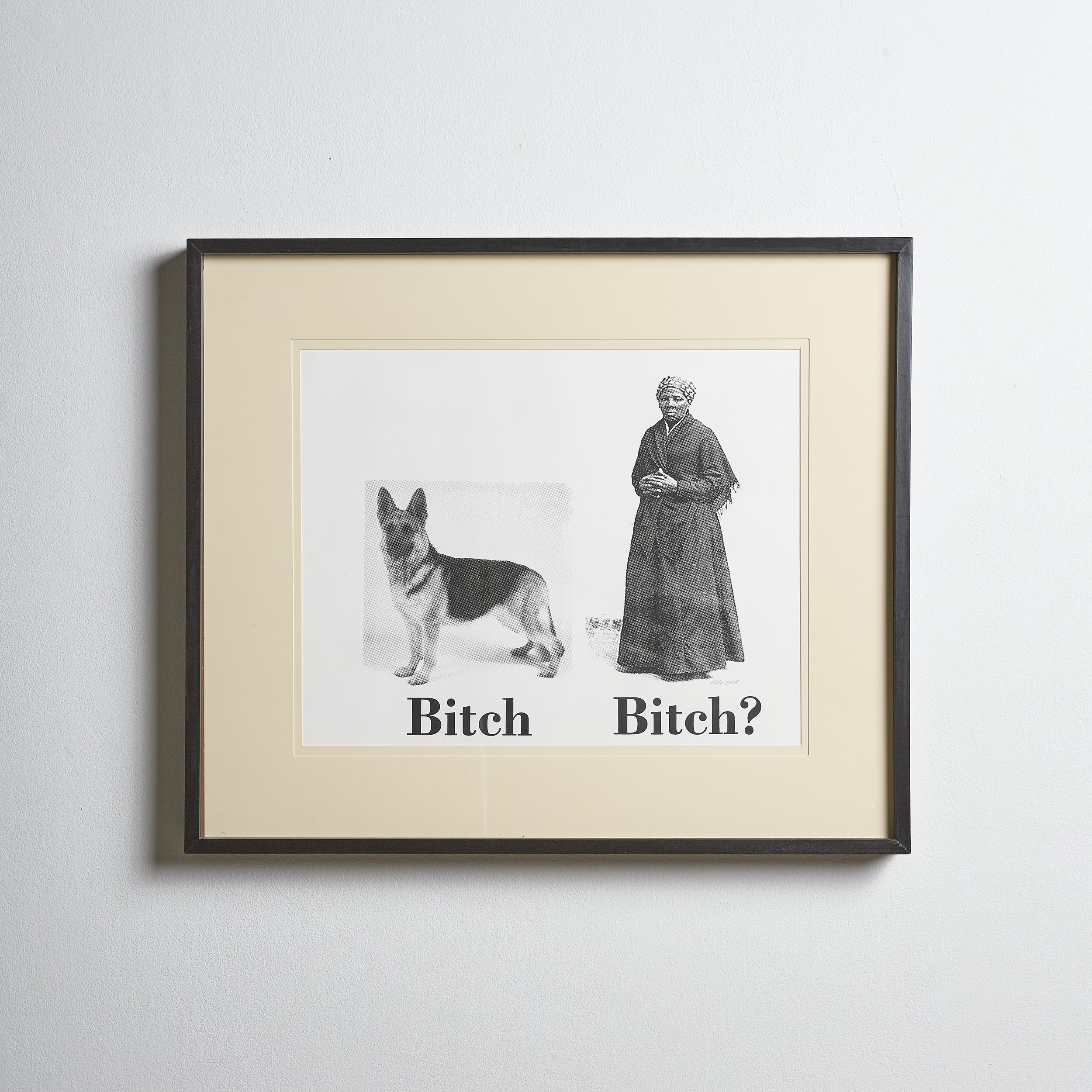 Bitch. Bitch?_2019_serigraph on paper
***photograph by Russell Kilgore***