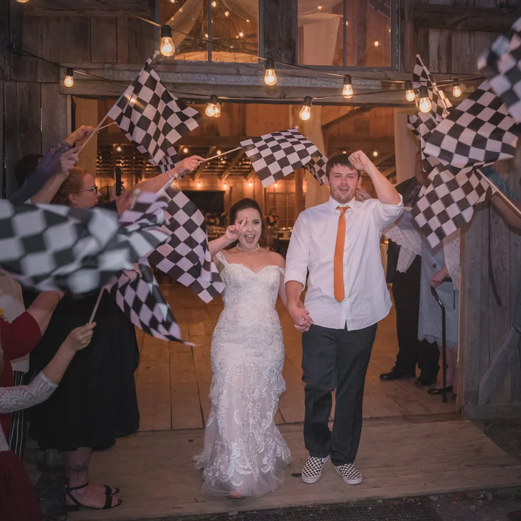 Bride and groom portrait