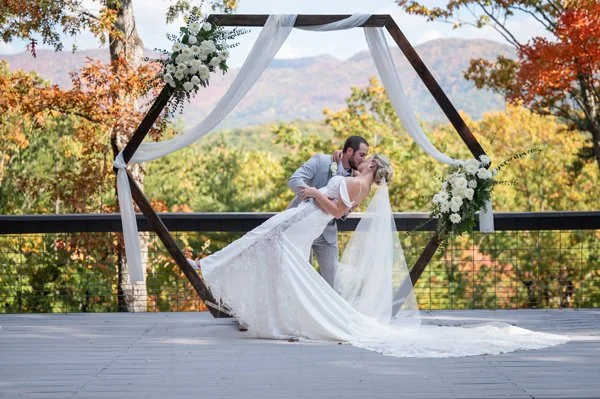 Wedding couple portrait