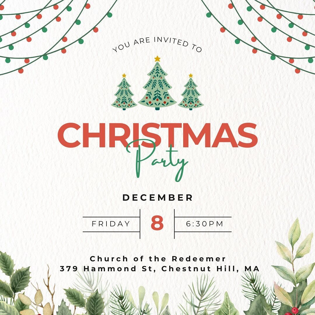 It&rsquo;s beginning to look a lot like Christmas&hellip; we are also having our year-end Christmas party along with students at BC, BU, Tufts, Hult, Babson &amp; Olin. Hope to see you! 🎄