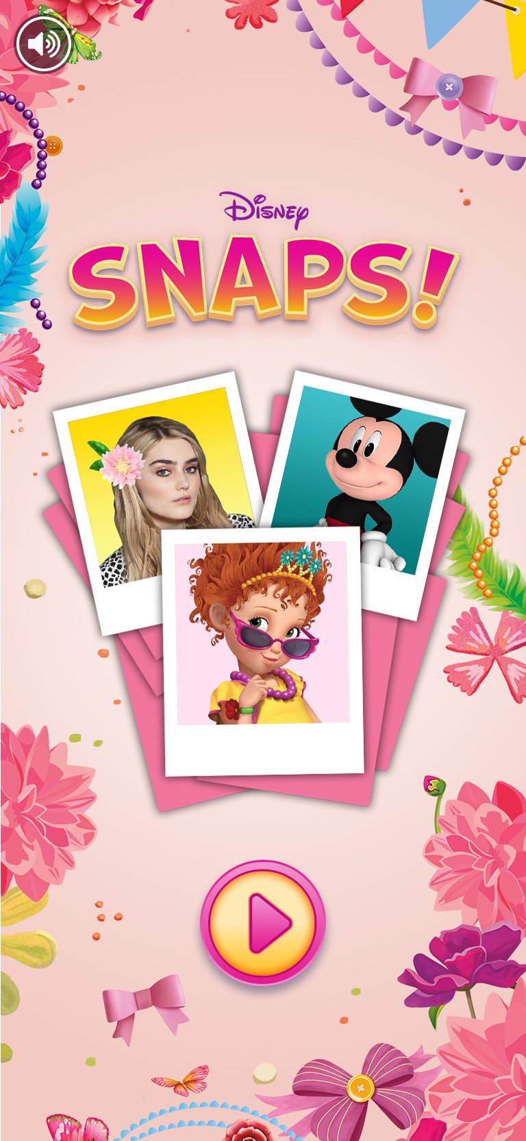 Fancy Nancy-themed title screen