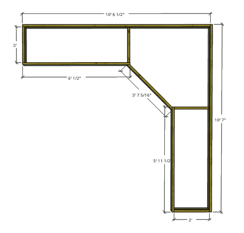 plans with dimensions for corner raised garden bed