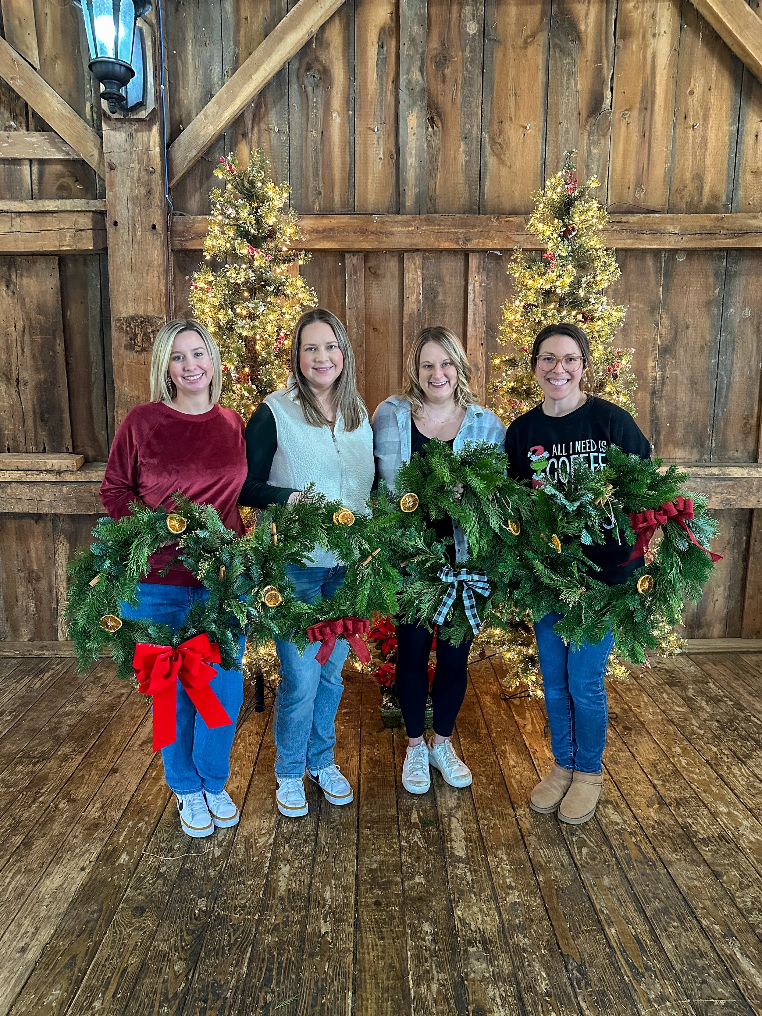 Christmas Wreath Workshops at Niederman Farm