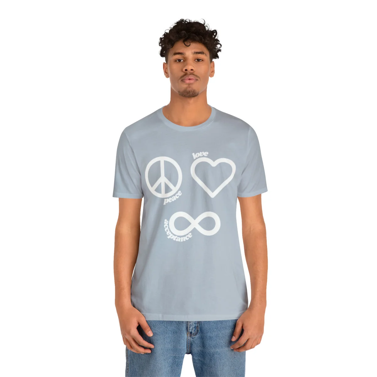 Peace Love Acceptance Tee — The Neurodivergent Teacher