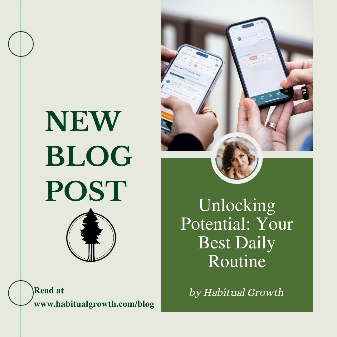 Did you know there's no 'one size fits all' when it comes to daily routines? 

The best routine is the one that works with you, and for you, to unlock your untapped potential. 

Check out our new blog post and get started on developing the best daily