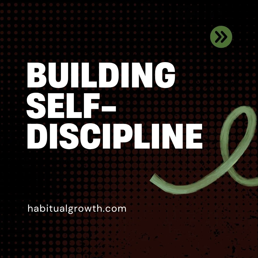 🚀 Success isn&rsquo;t built overnight &mdash; it&rsquo;s built through self-discipline.
The small habits you commit to daily create the foundation for growth in every area of life.

Whether it&rsquo;s in your career, health, finances, or relationshi