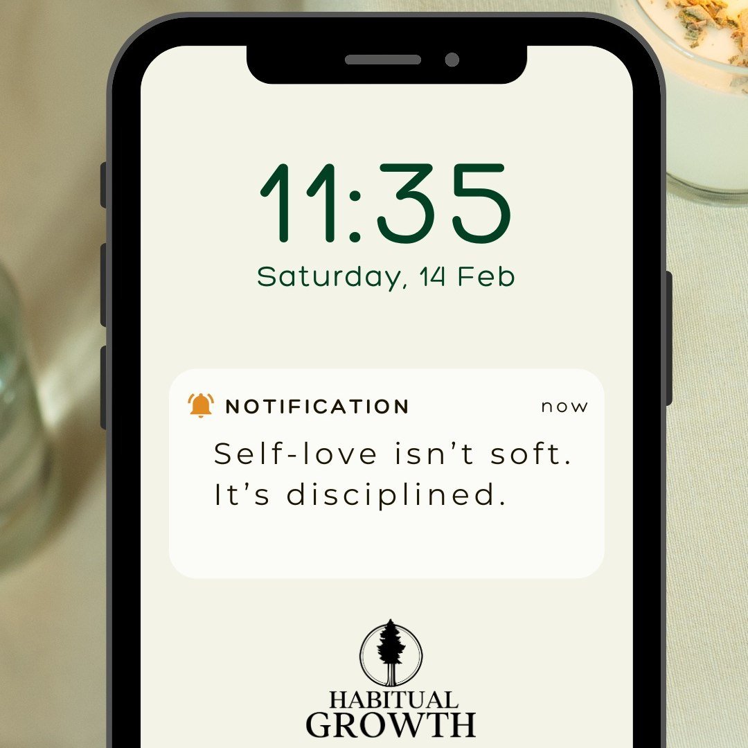 Real self-love isn&rsquo;t motivation.
It&rsquo;s structure.

It&rsquo;s choosing clarity over chaos.
Consistency over comfort.
Discipline over excuses.

That&rsquo;s the energy we&rsquo;re building this year &mdash; and into 2026.

#LoveMonth #Disci